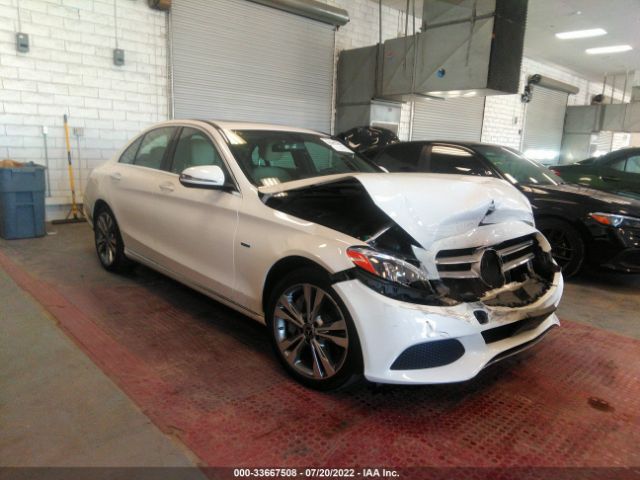 mercedes-benz c-class 2018 55swf4hb1ju256638