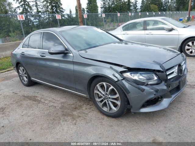 mercedes-benz c-class 2018 55swf4jb5ju237665