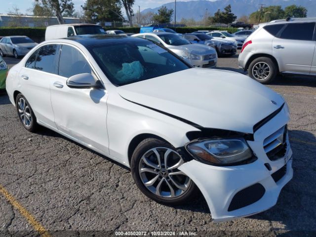 mercedes-benz c-class 2018 55swf4jb8ju259515