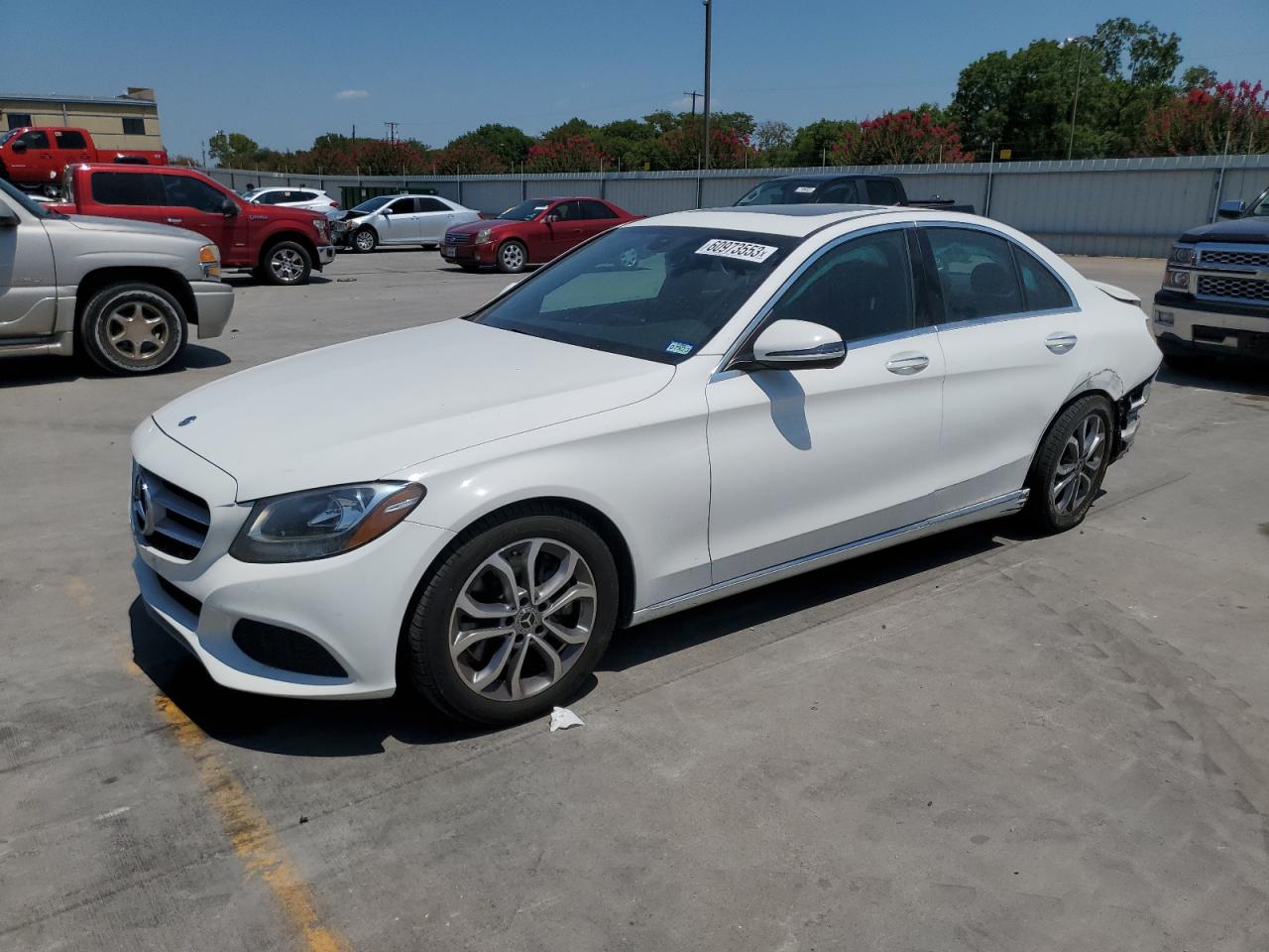 mercedes-benz c-klasse 2018 55swf4jbxju262769