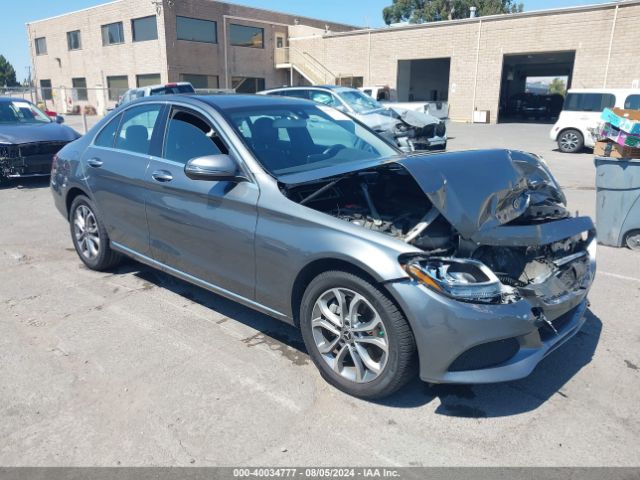 mercedes-benz c-class 2018 55swf4kb7ju246785