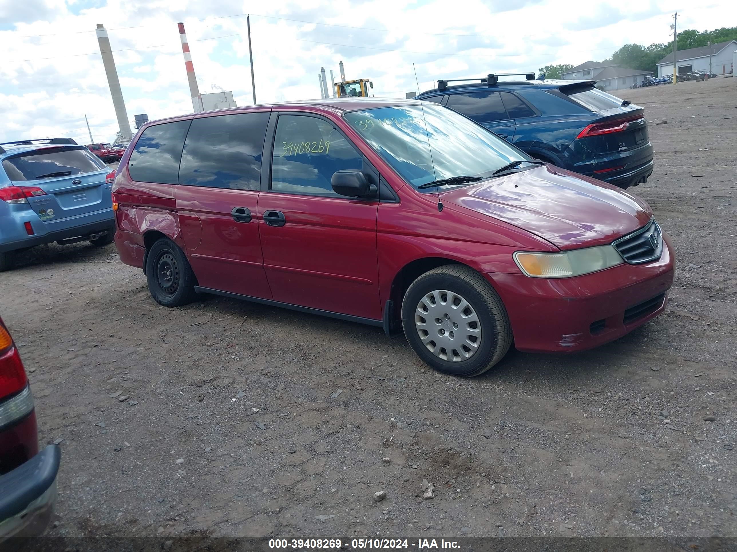 honda odyssey 2002 5fnrl18562b046778