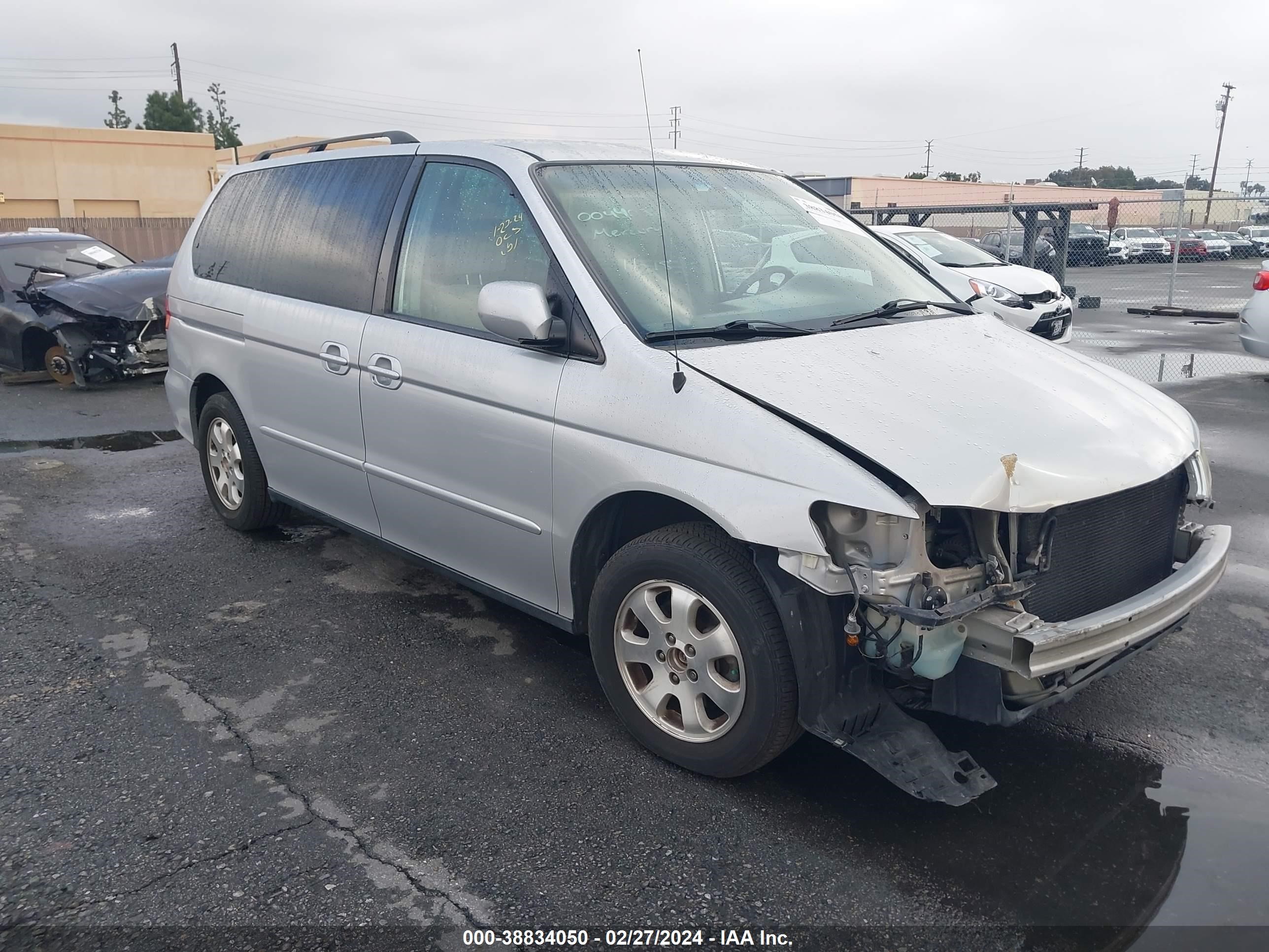 honda odyssey 2003 5fnrl18673b004002