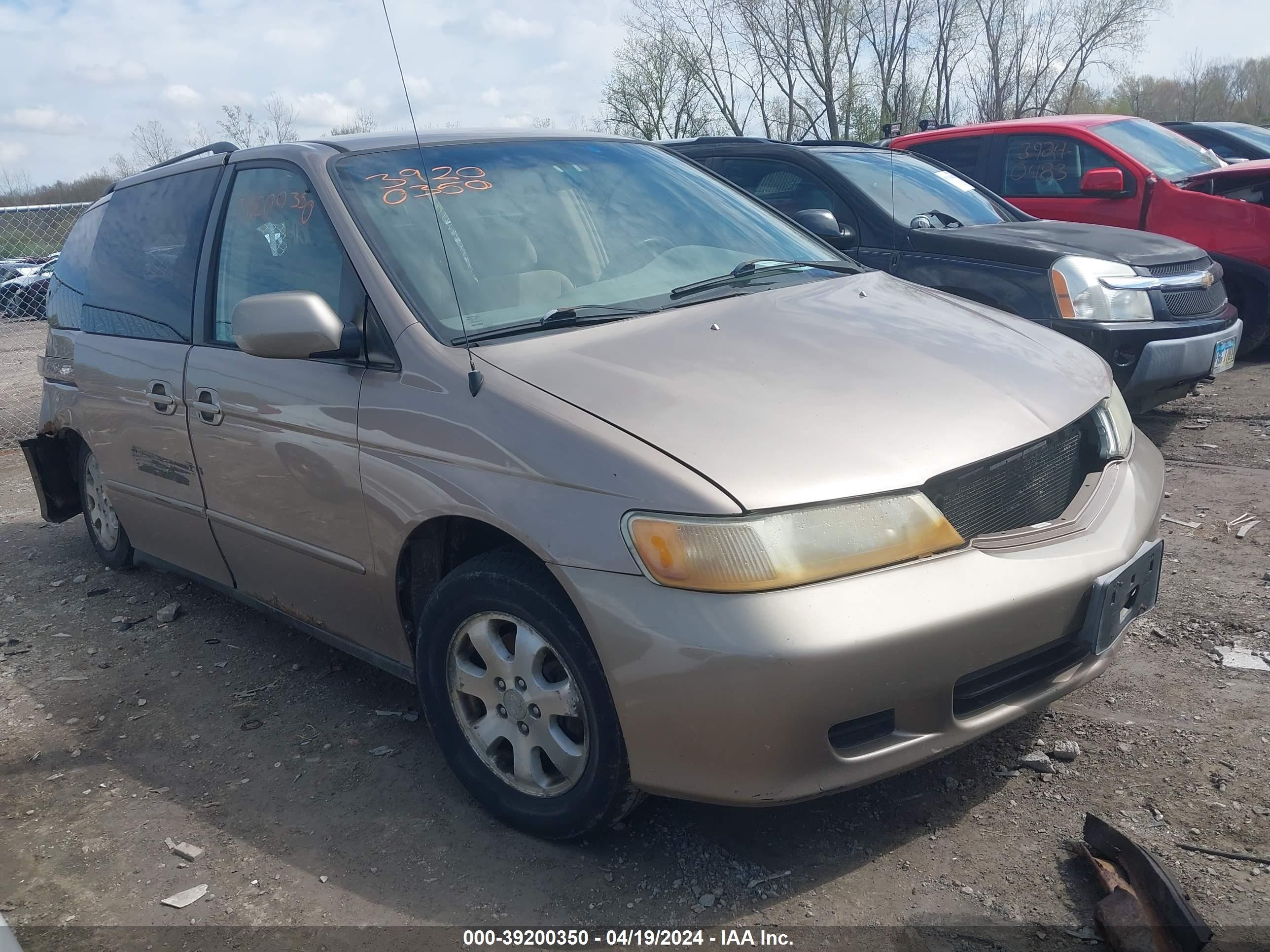 honda odyssey 2003 5fnrl18673b051885