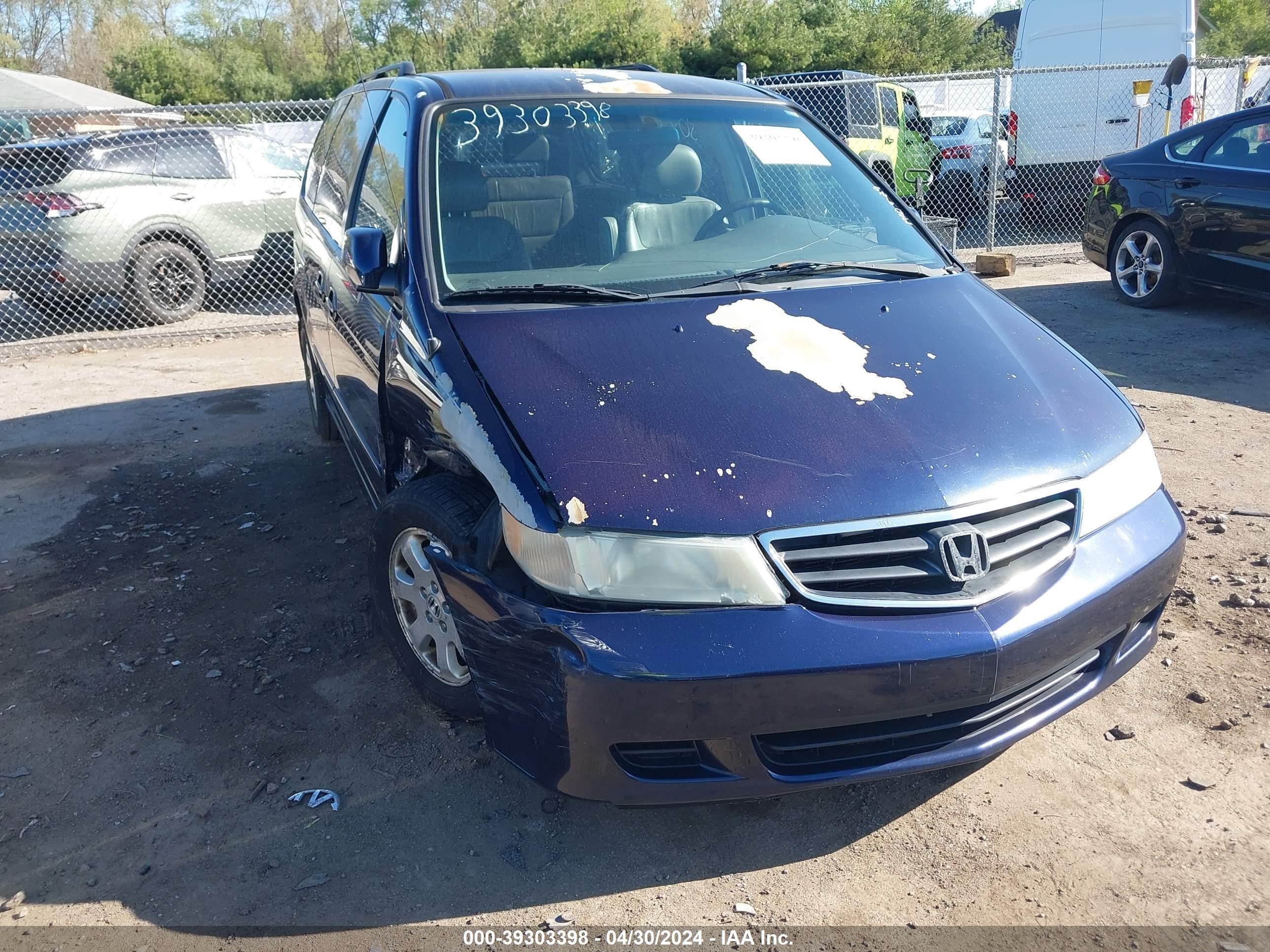 honda odyssey 2003 5fnrl189x3b159153