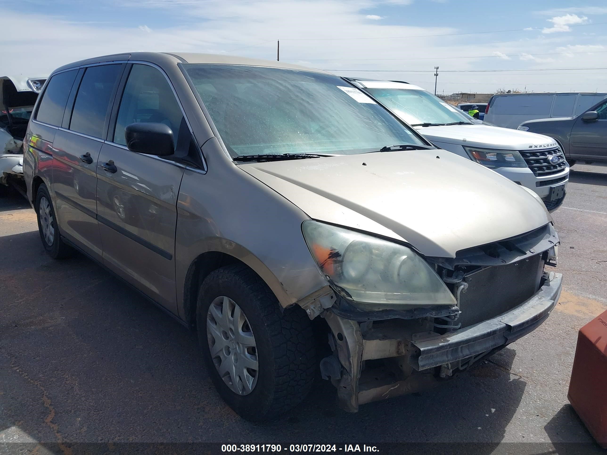 honda odyssey 2007 5fnrl38217b037964