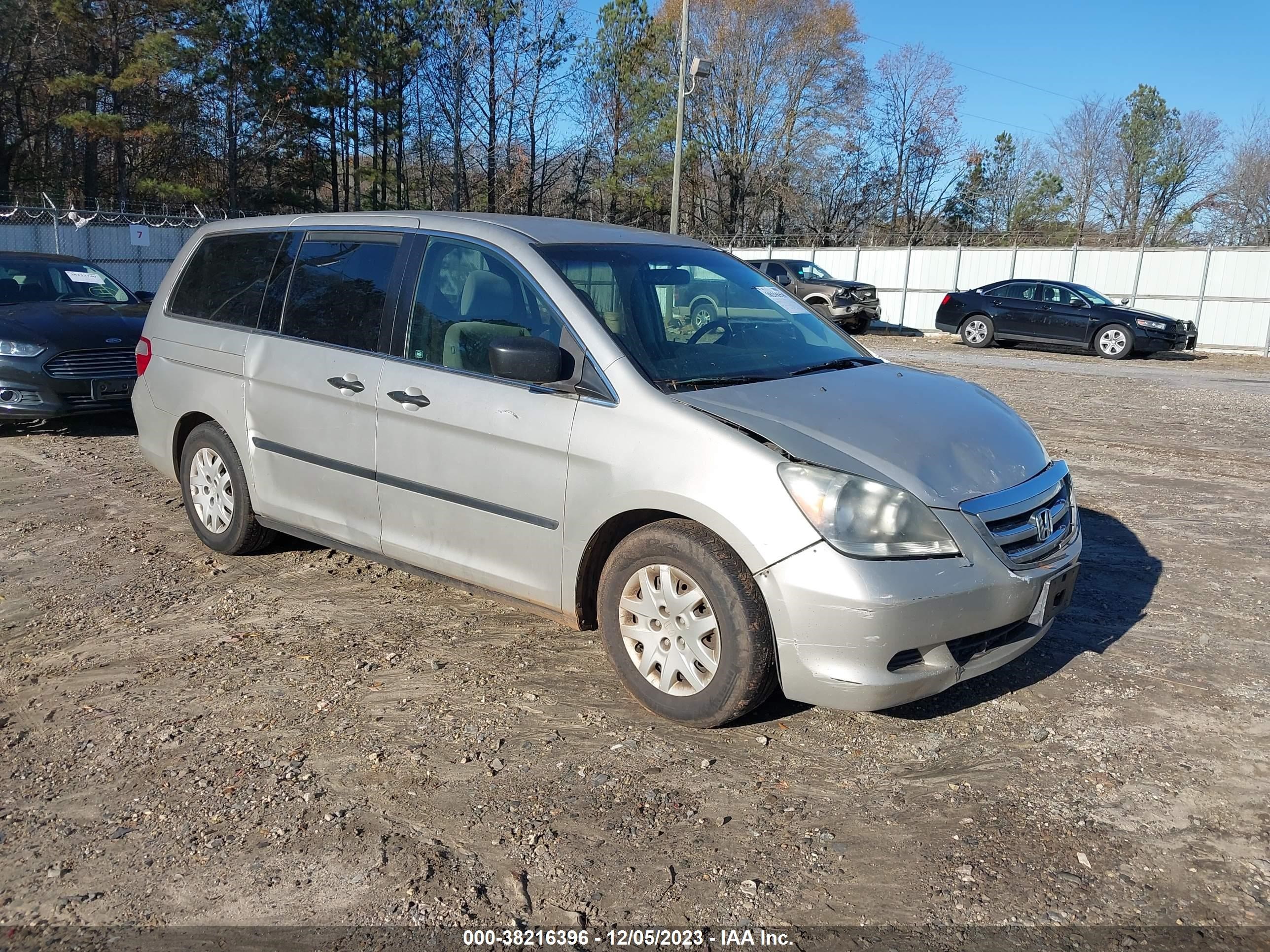 honda odyssey 2007 5fnrl38247b052006