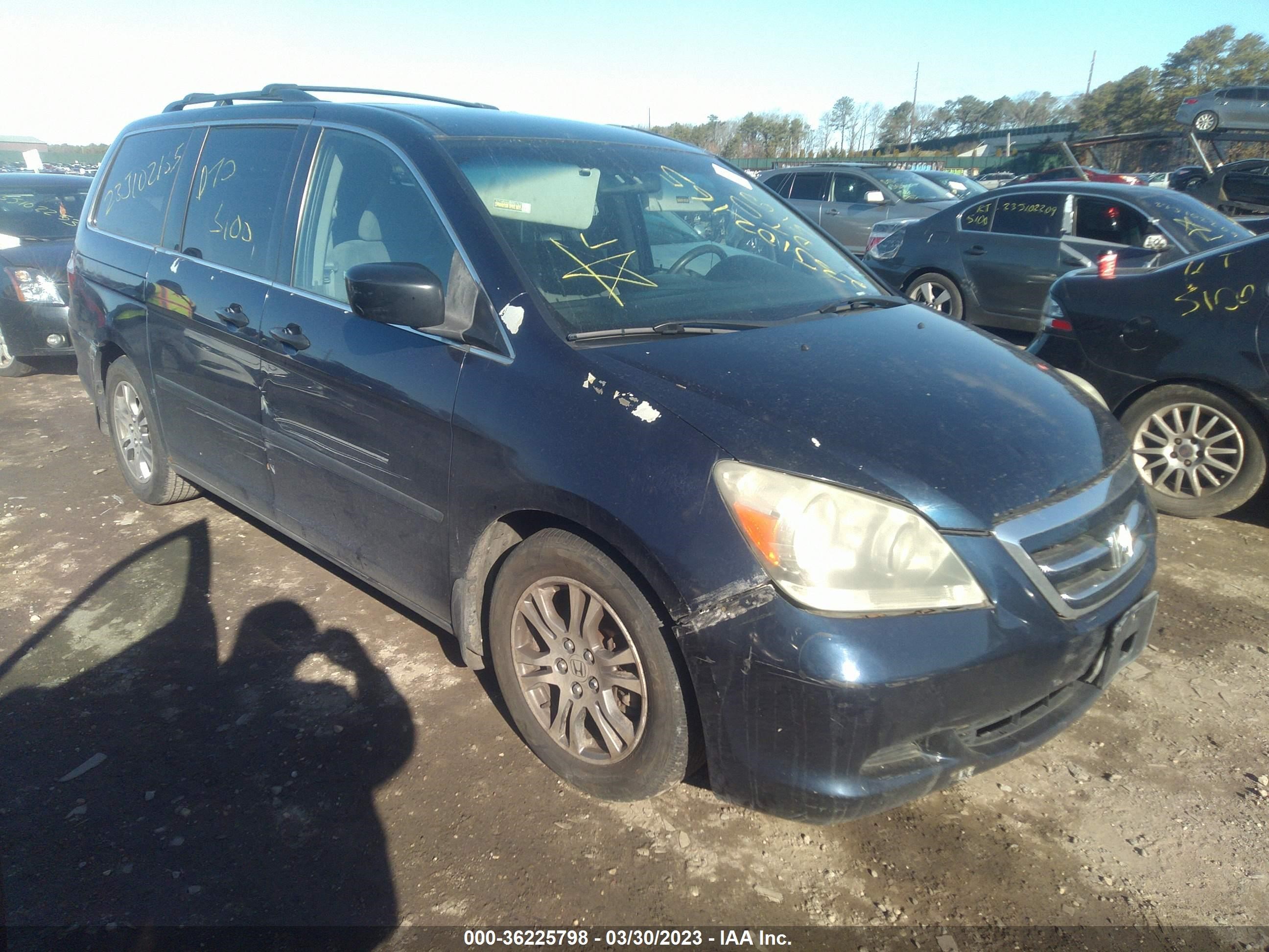 honda odyssey 2005 5fnrl38285b032810