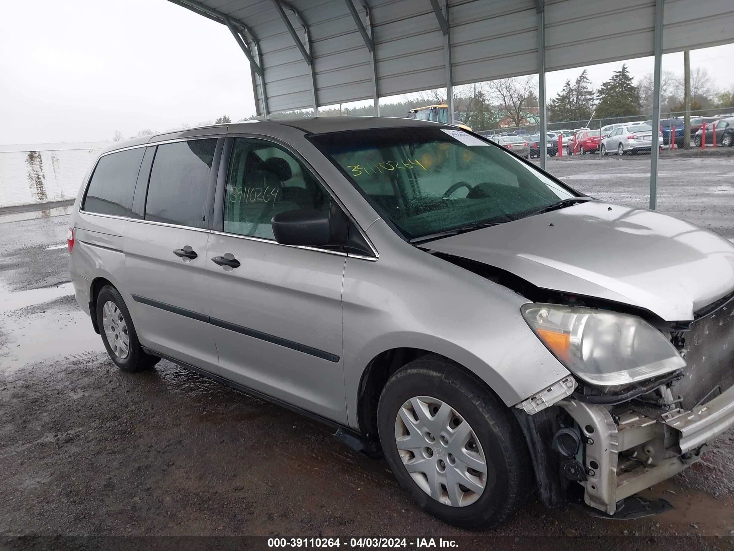 honda odyssey 2007 5fnrl38297b073756