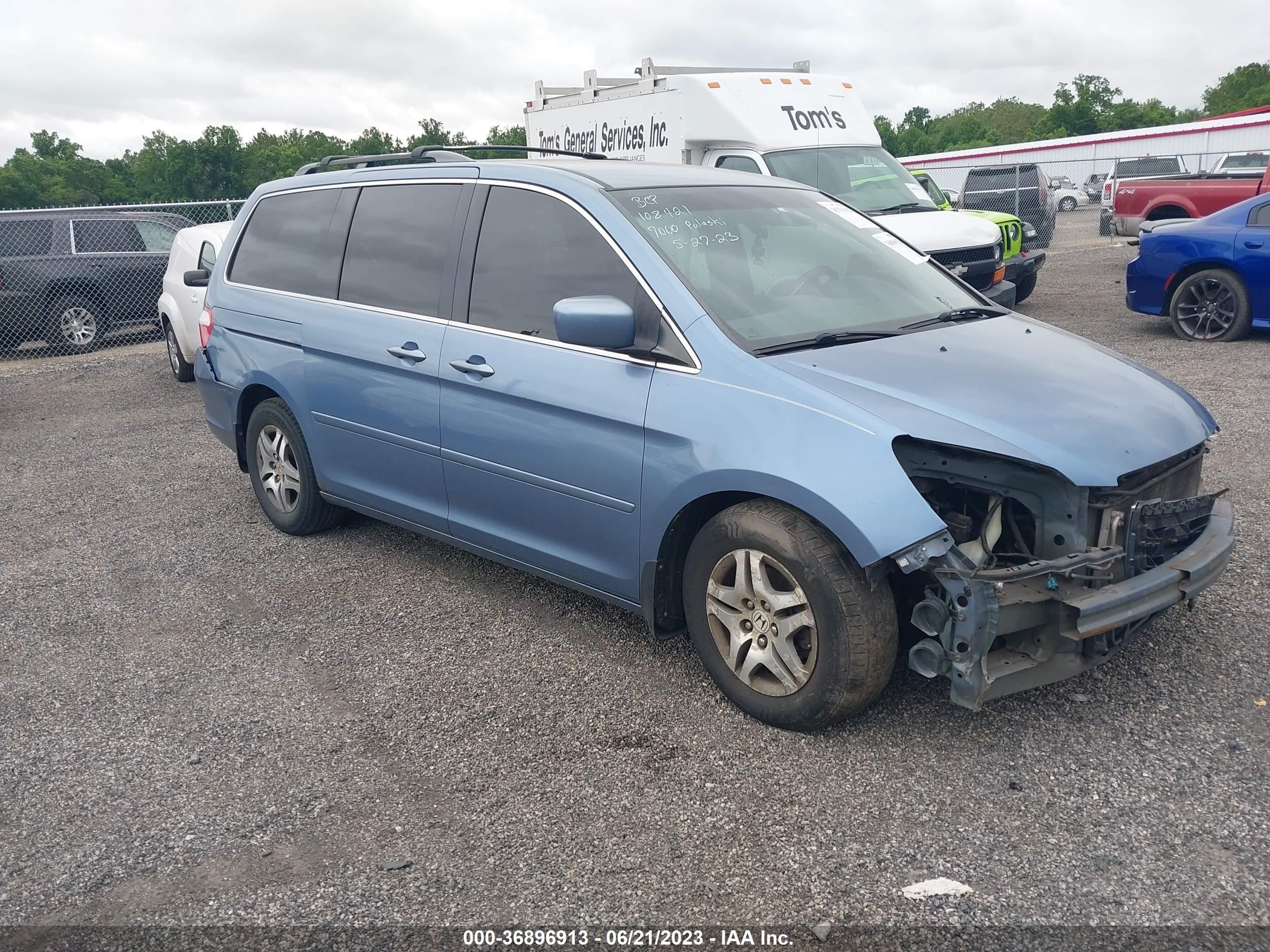 honda odyssey 2007 5fnrl38407b019456