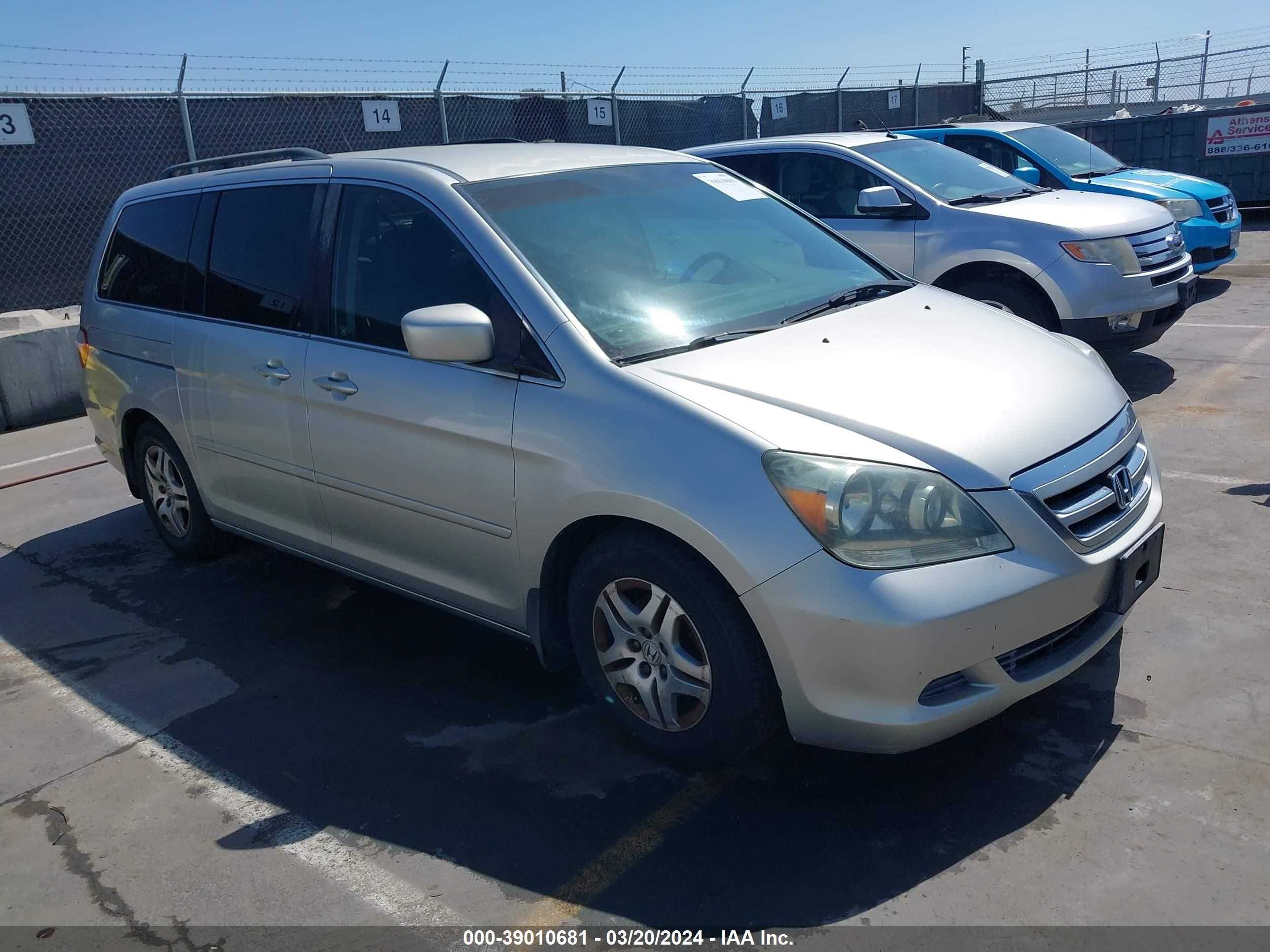 honda odyssey 2007 5fnrl38407b438777