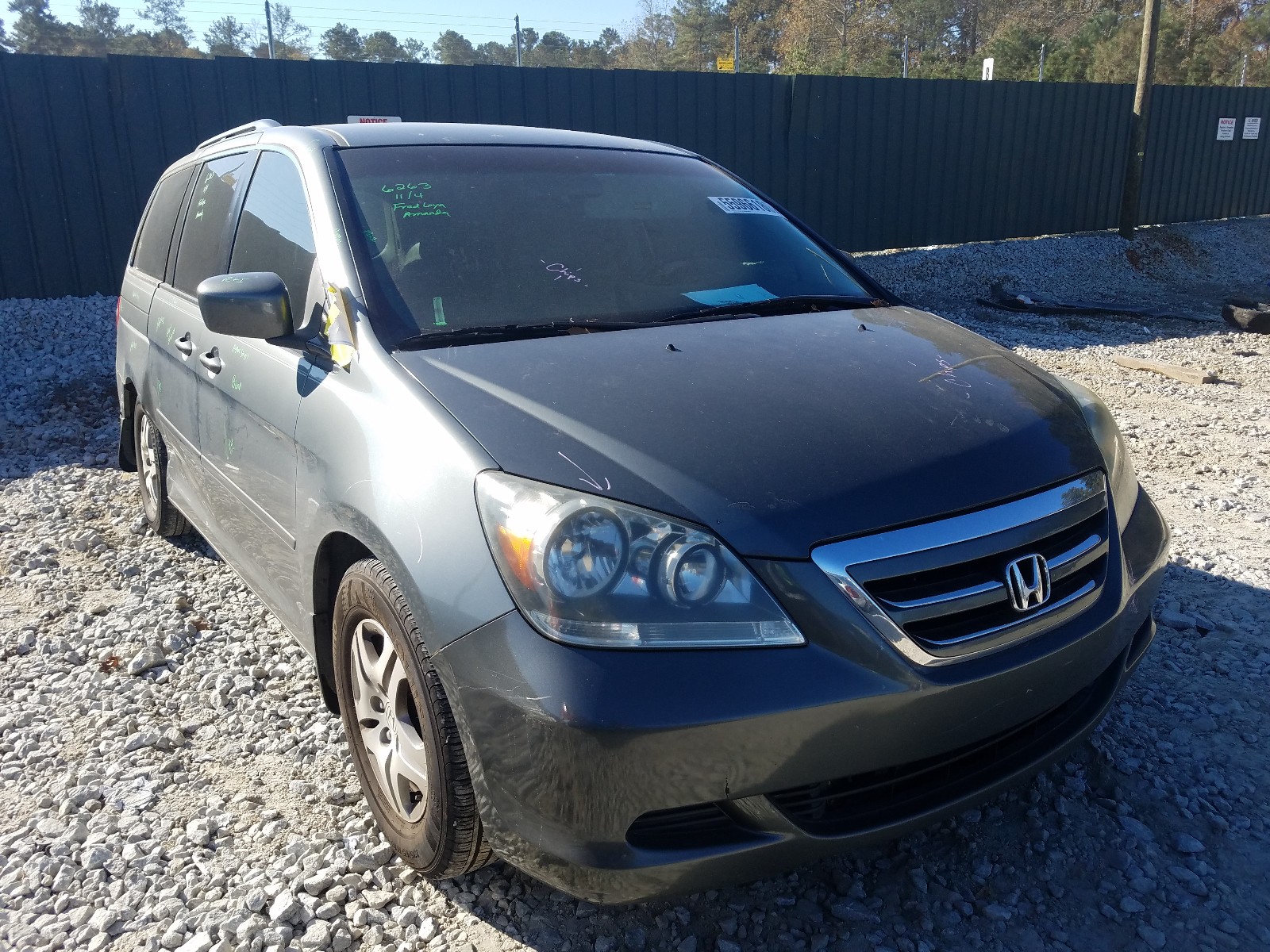 honda odyssey ex 2007 5fnrl38417b444202