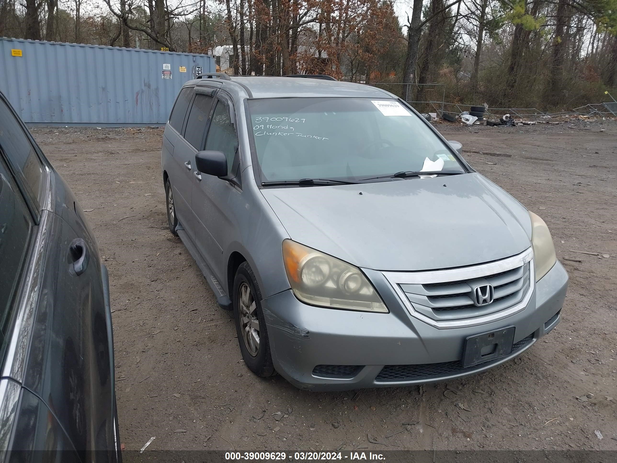 honda odyssey 2009 5fnrl38449b004607