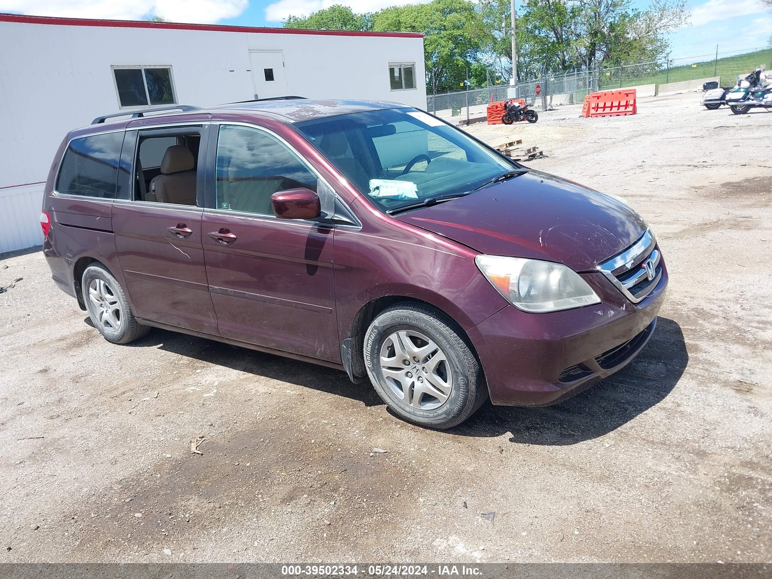 honda odyssey 2007 5fnrl38457b020392