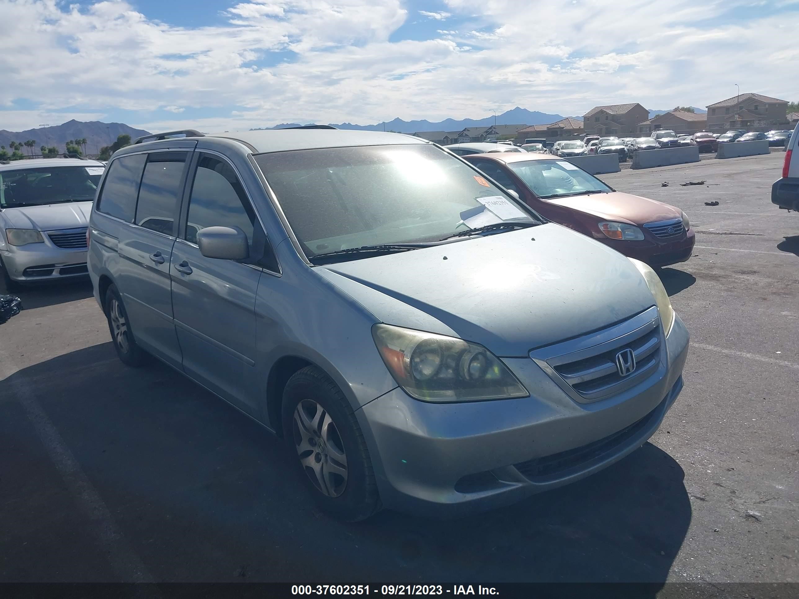 honda odyssey 2005 5fnrl384x5b070444