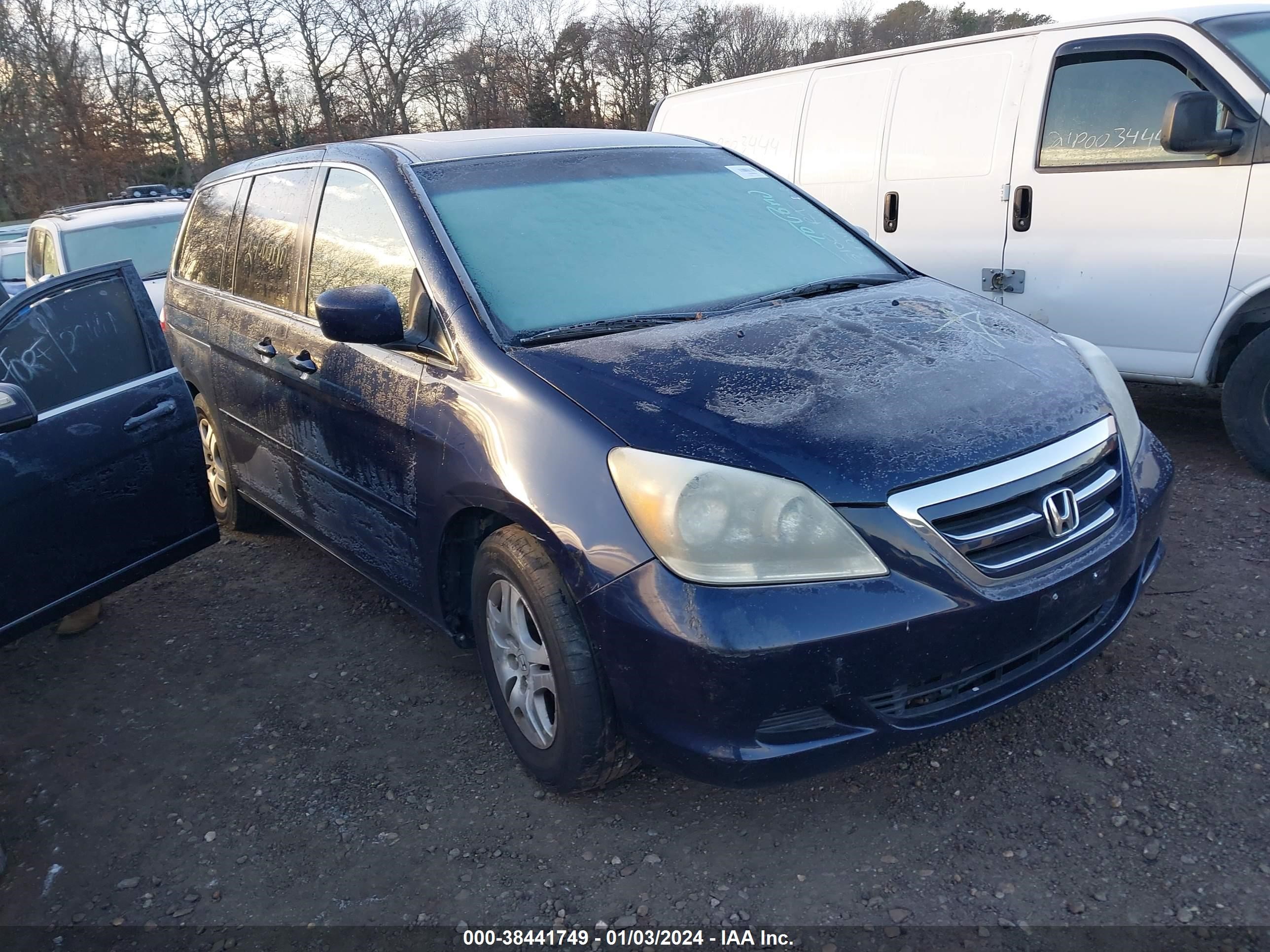 honda odyssey 2006 5fnrl38606b020607