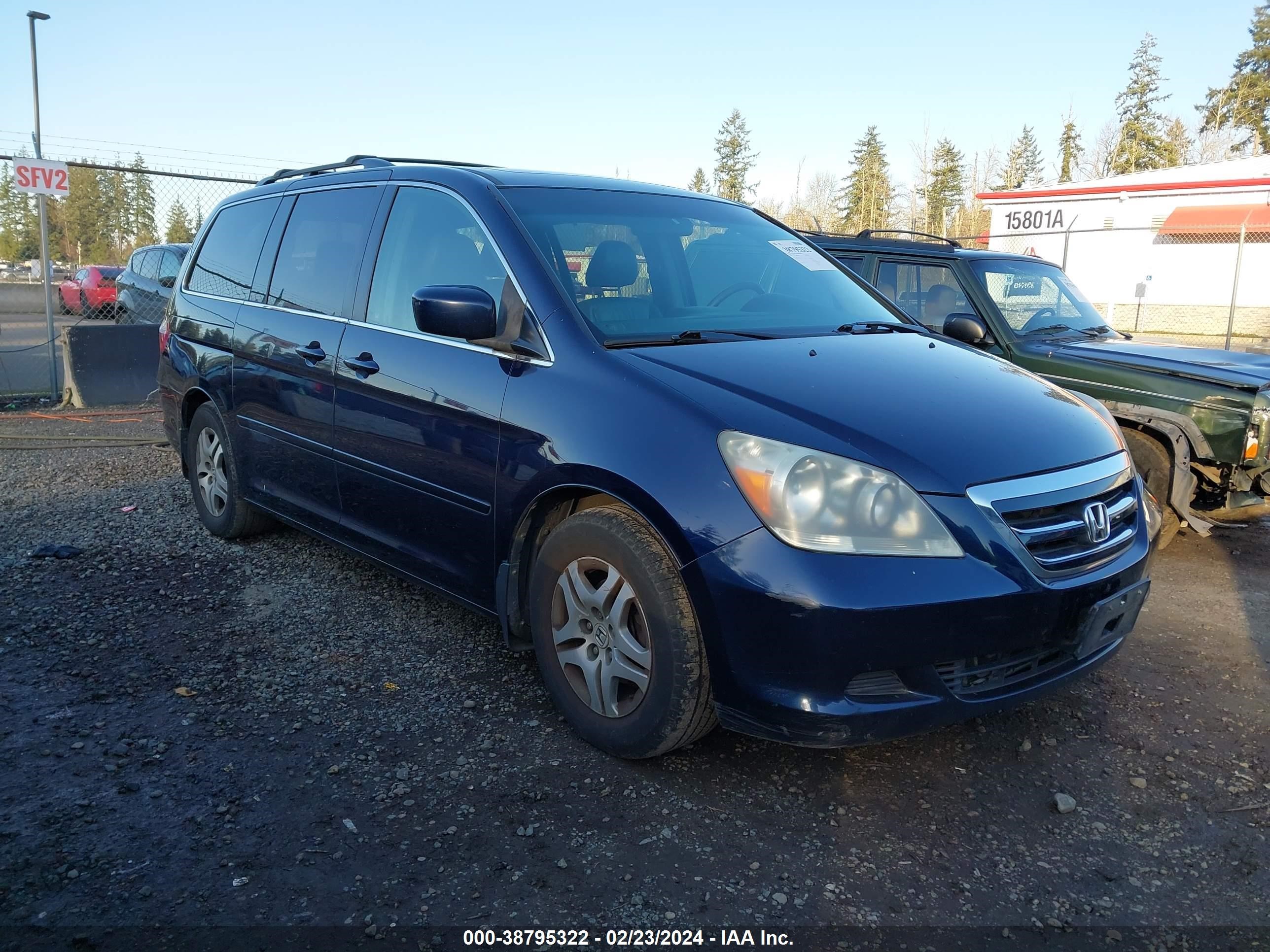 honda odyssey 2006 5fnrl38606b105222