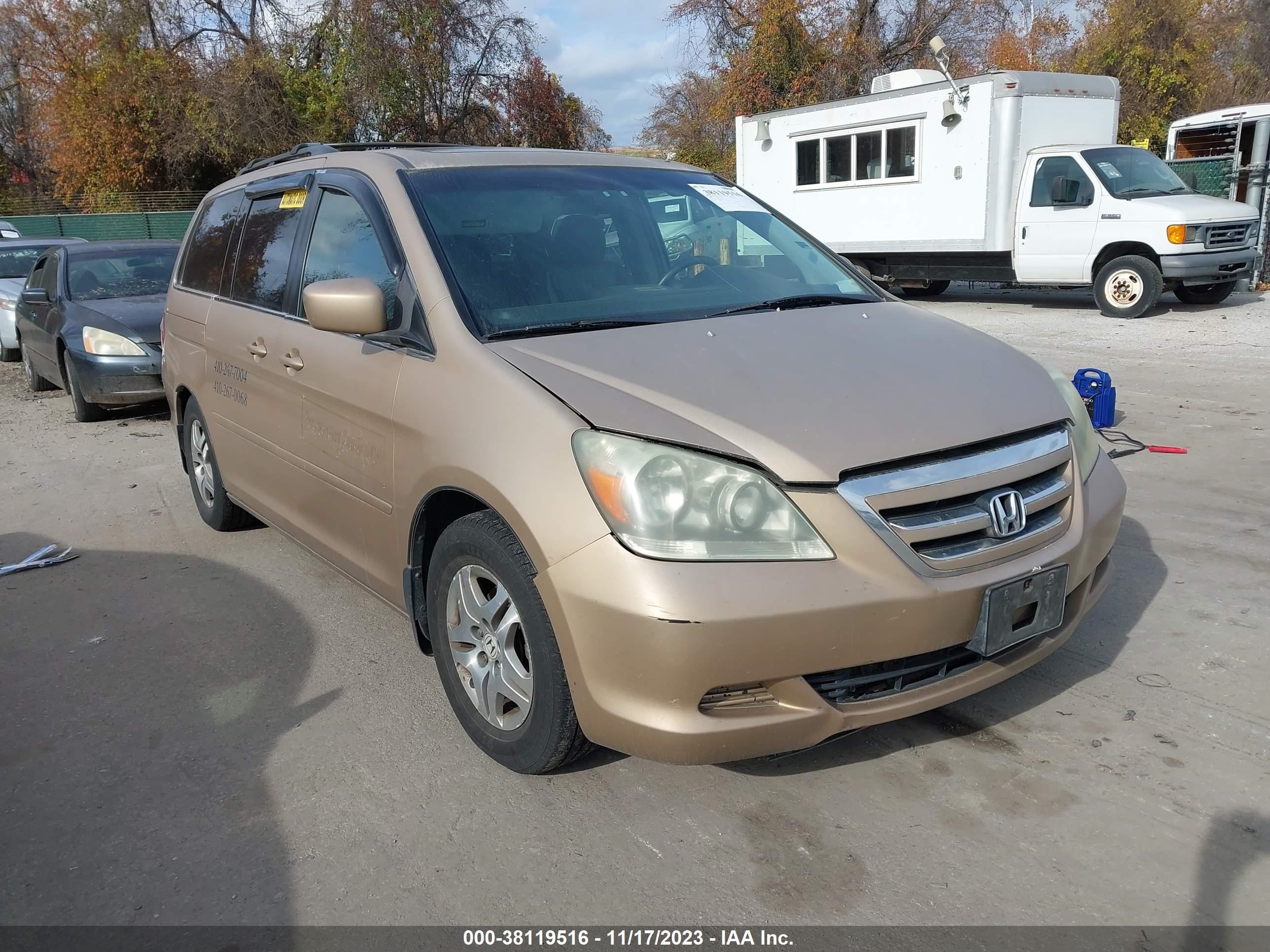 honda odyssey 2006 5fnrl38626b059988