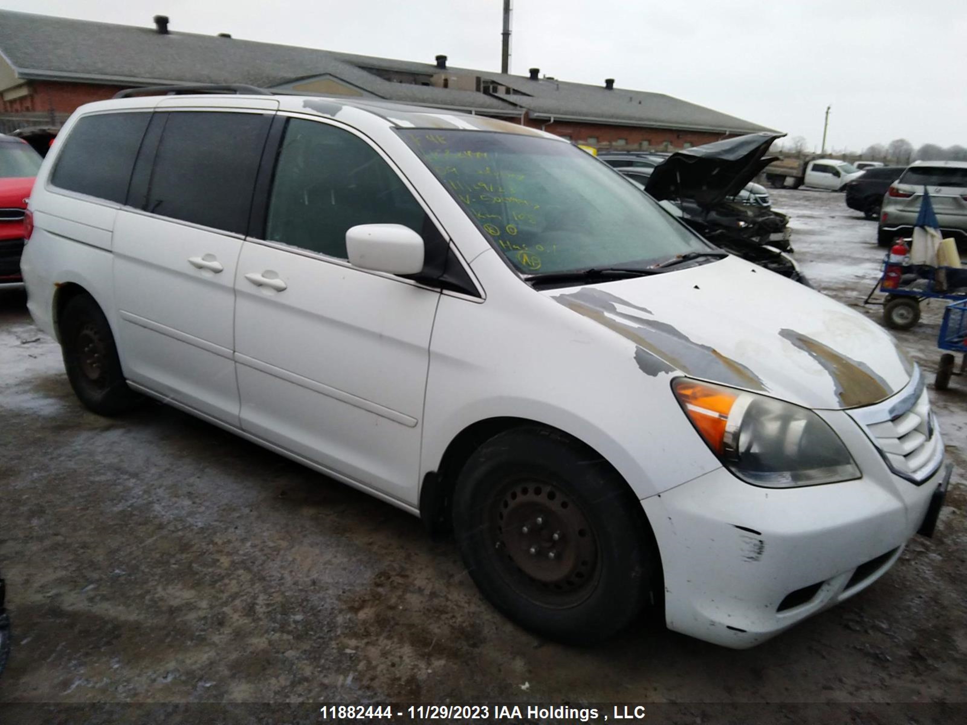 honda odyssey 2009 5fnrl38649b500993