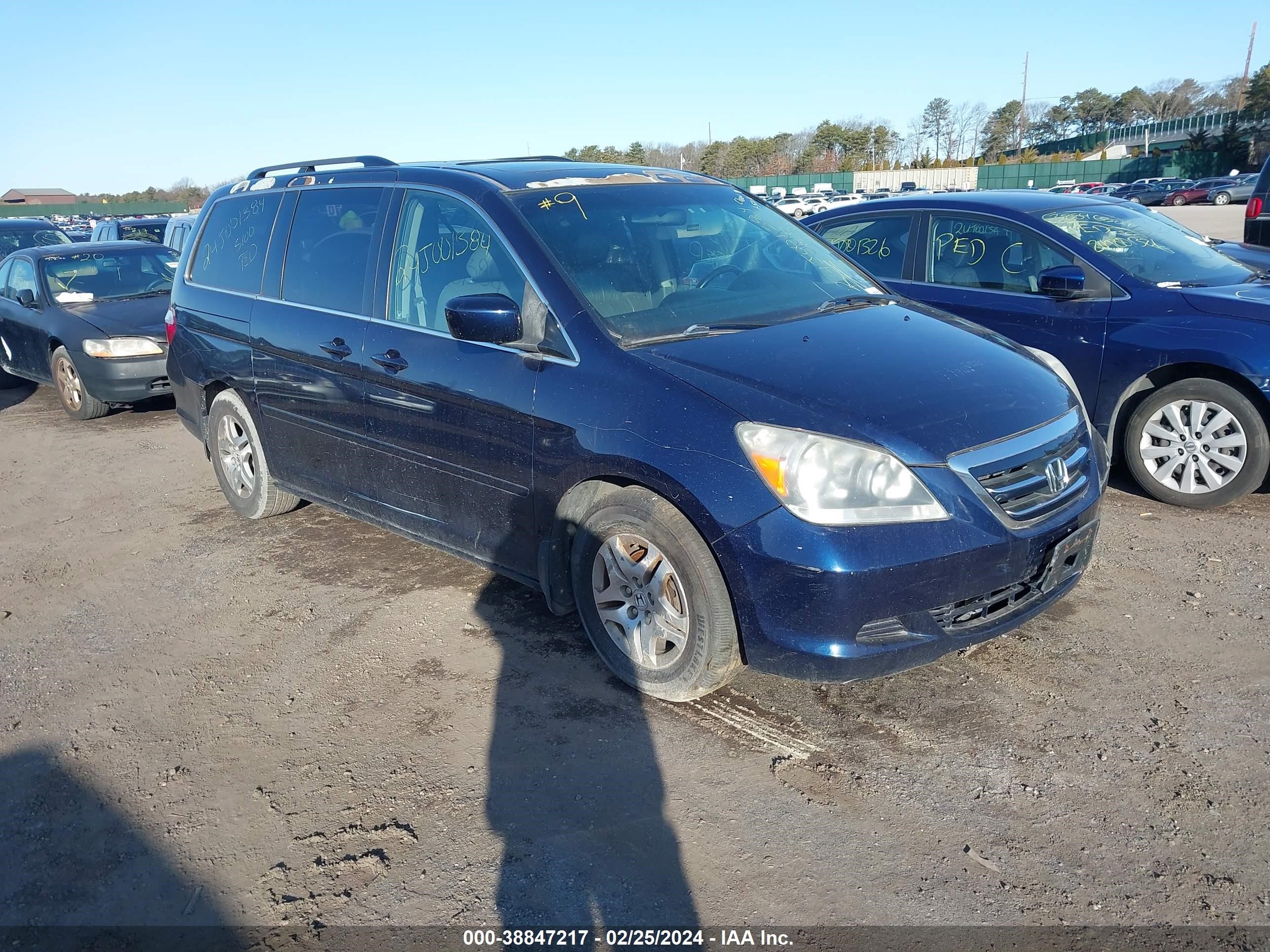 honda odyssey 2006 5fnrl38656b002961