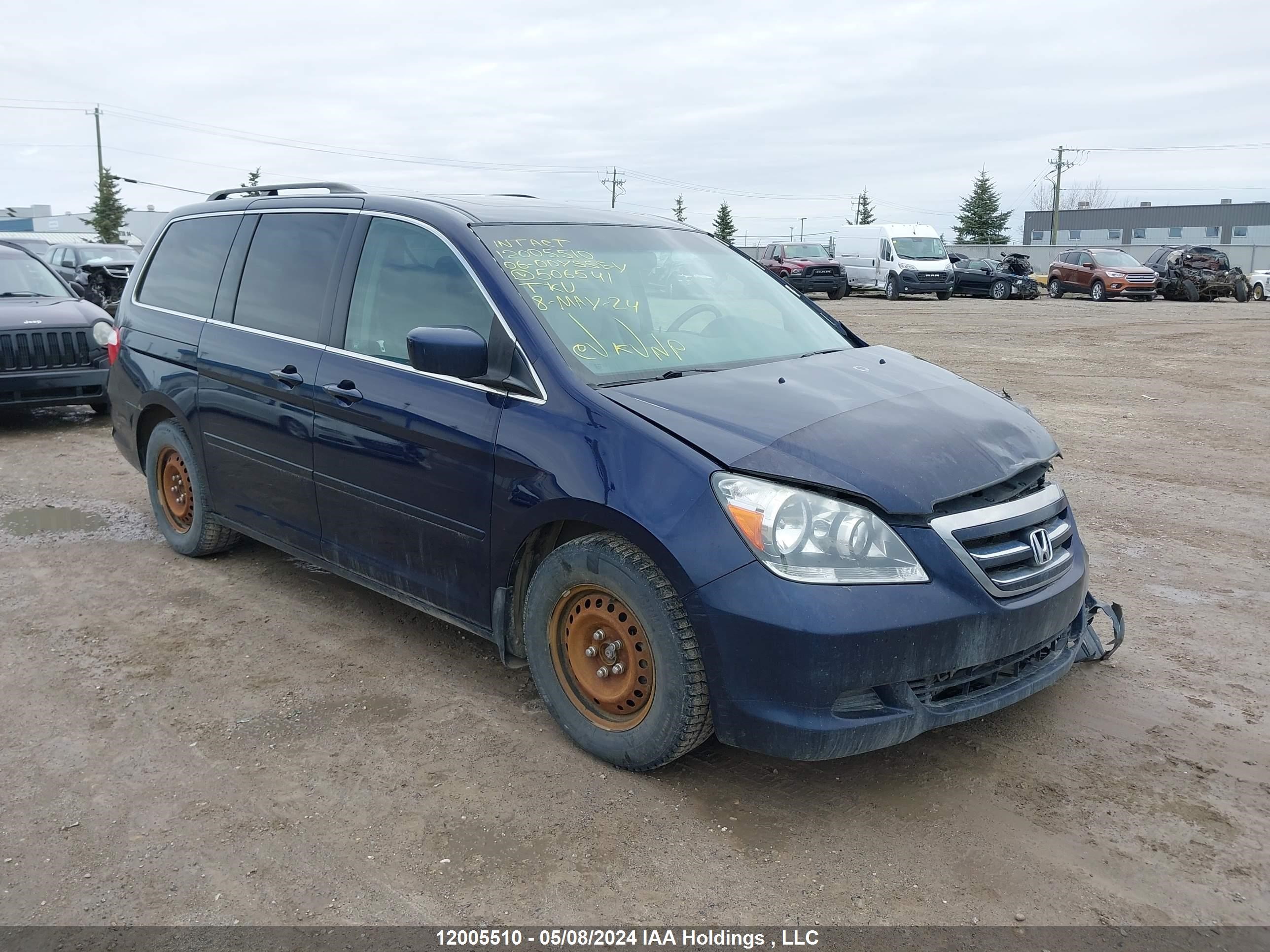 honda odyssey 2006 5fnrl38656b506541