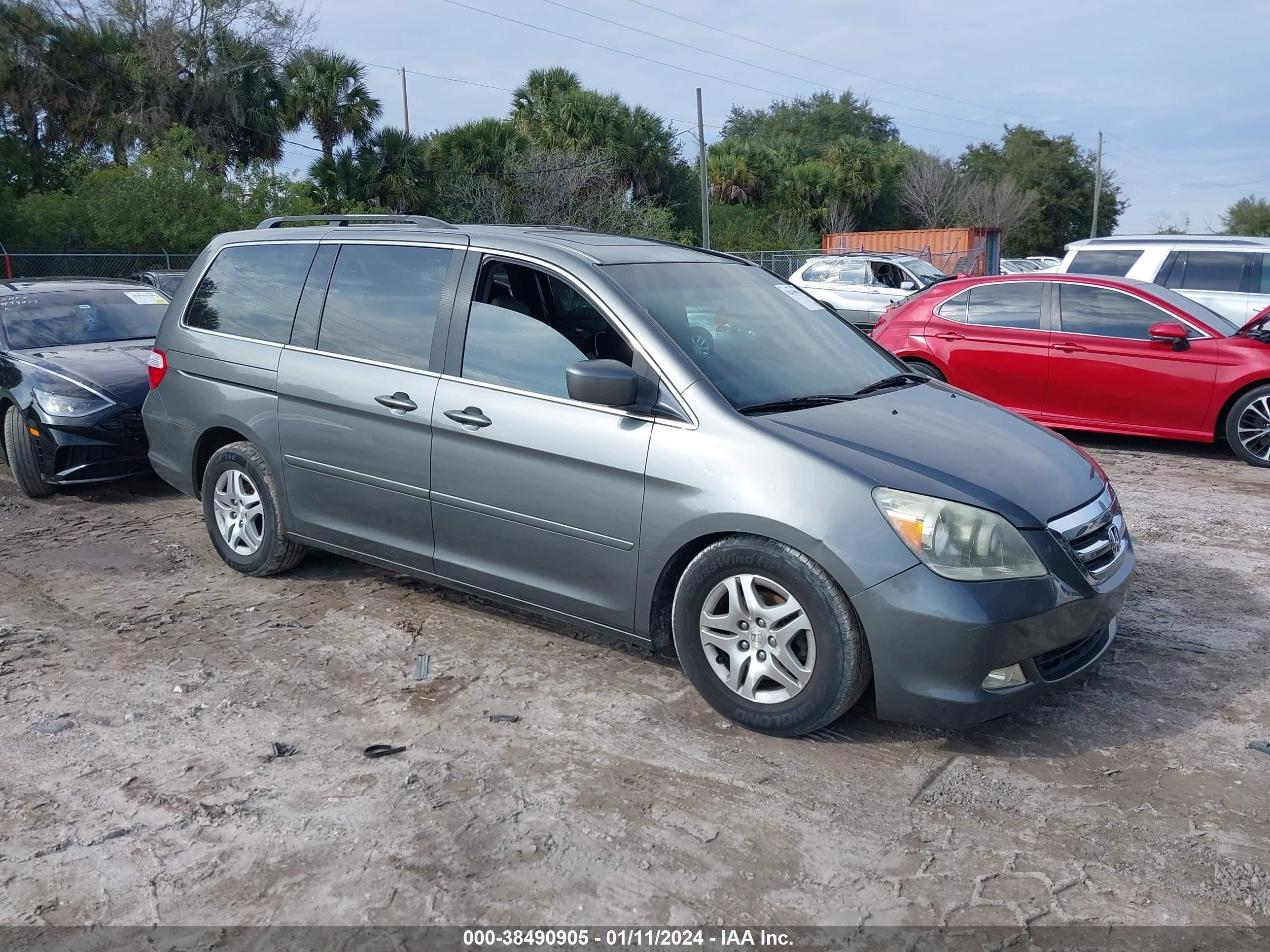 honda odyssey 2007 5fnrl38657b458654