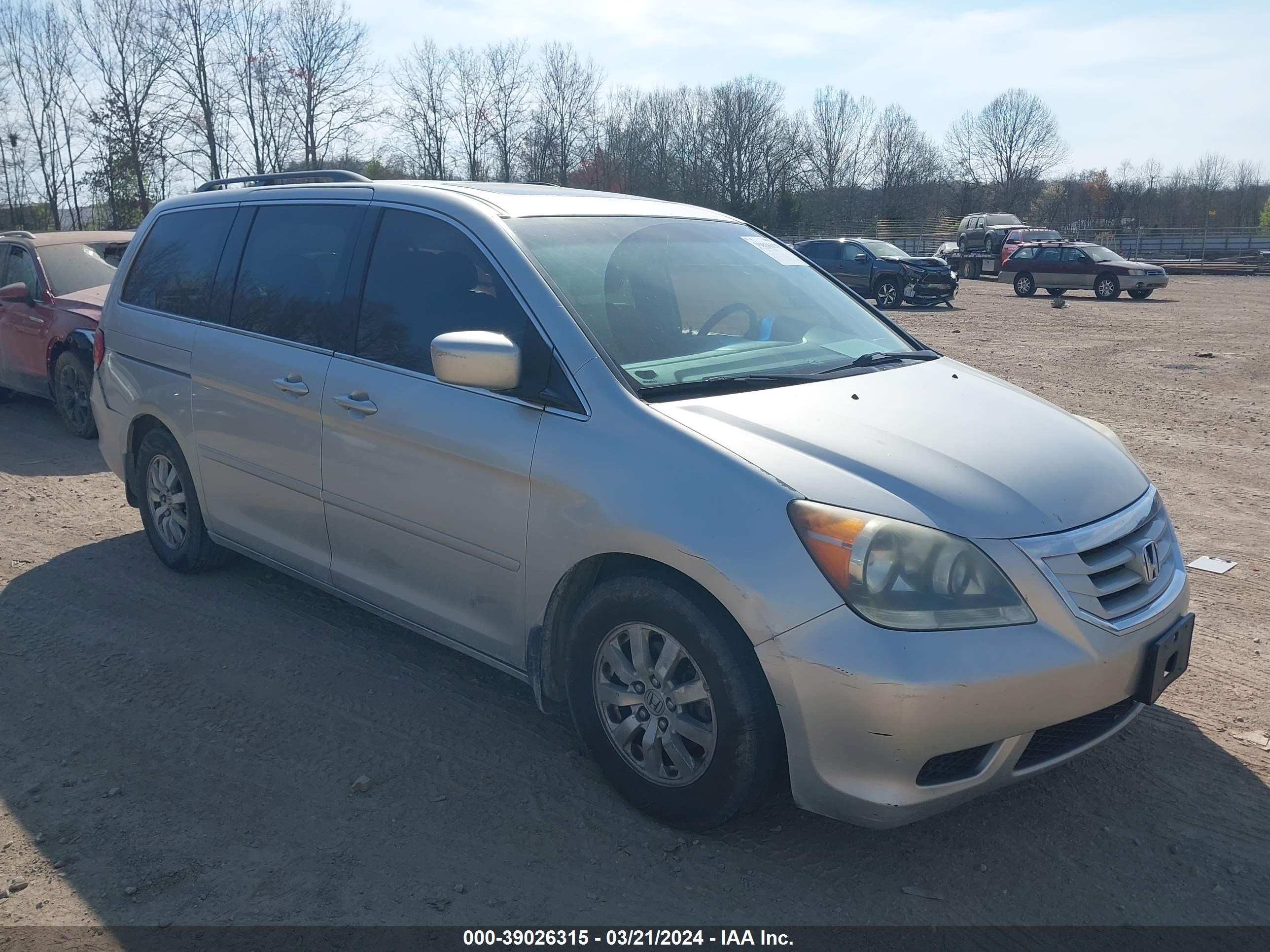 honda odyssey 2009 5fnrl38659b012622