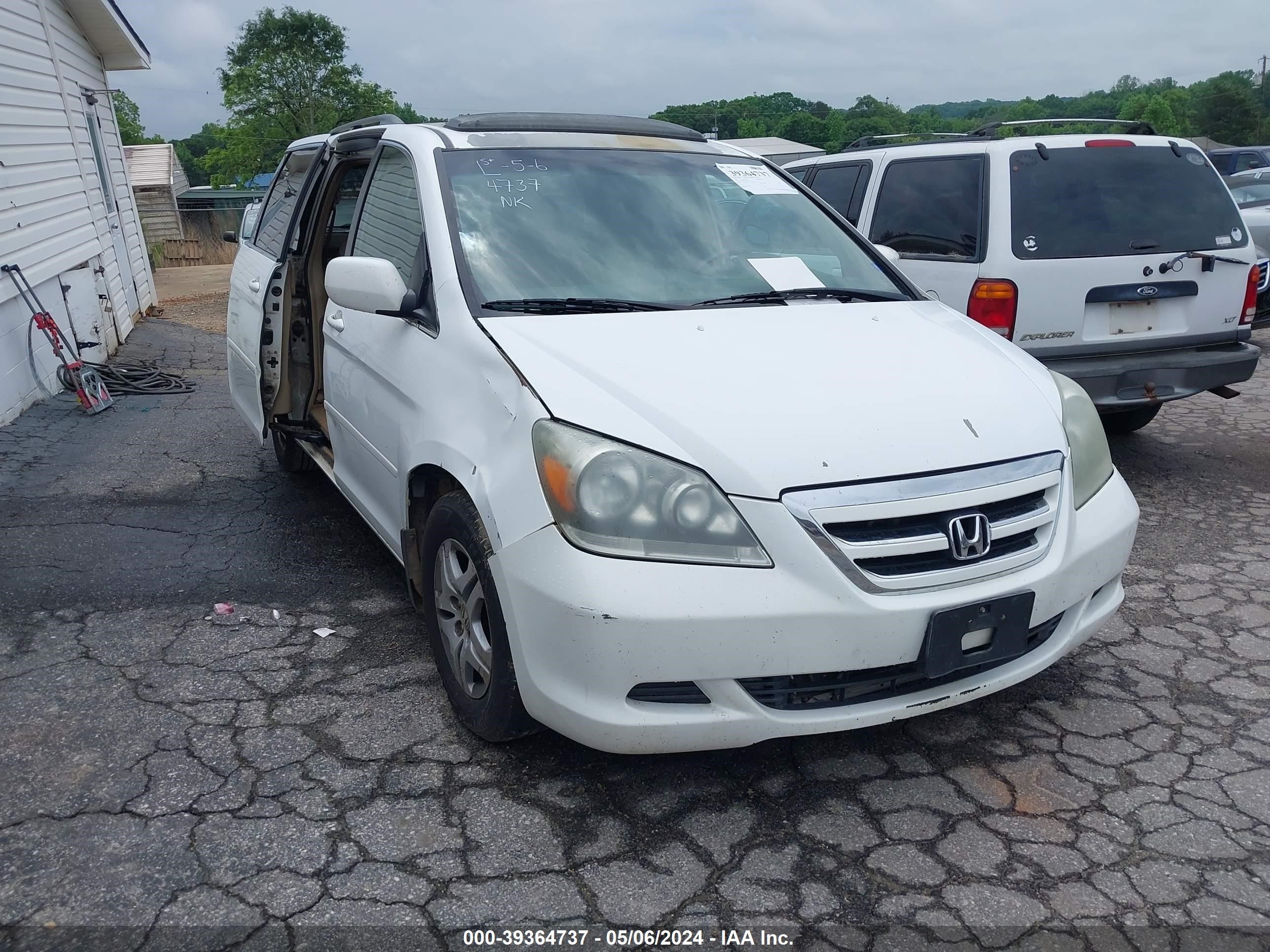 honda odyssey 2006 5fnrl38666b431381