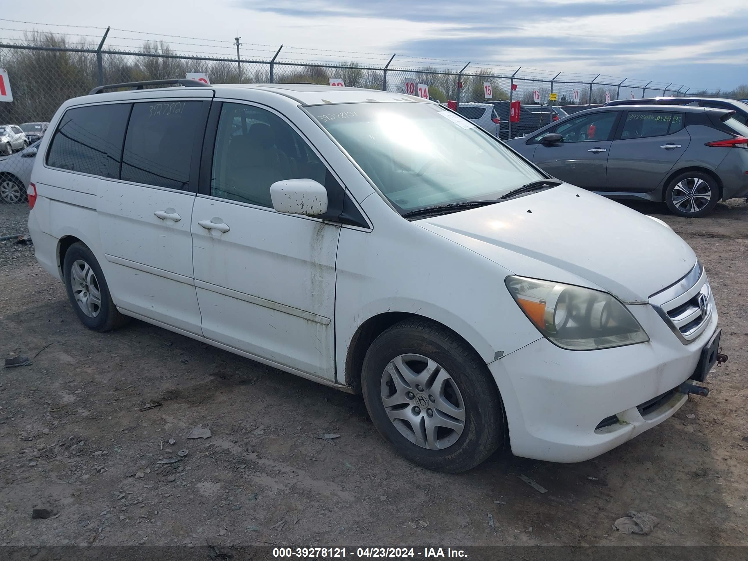 honda odyssey 2007 5fnrl38667b455178