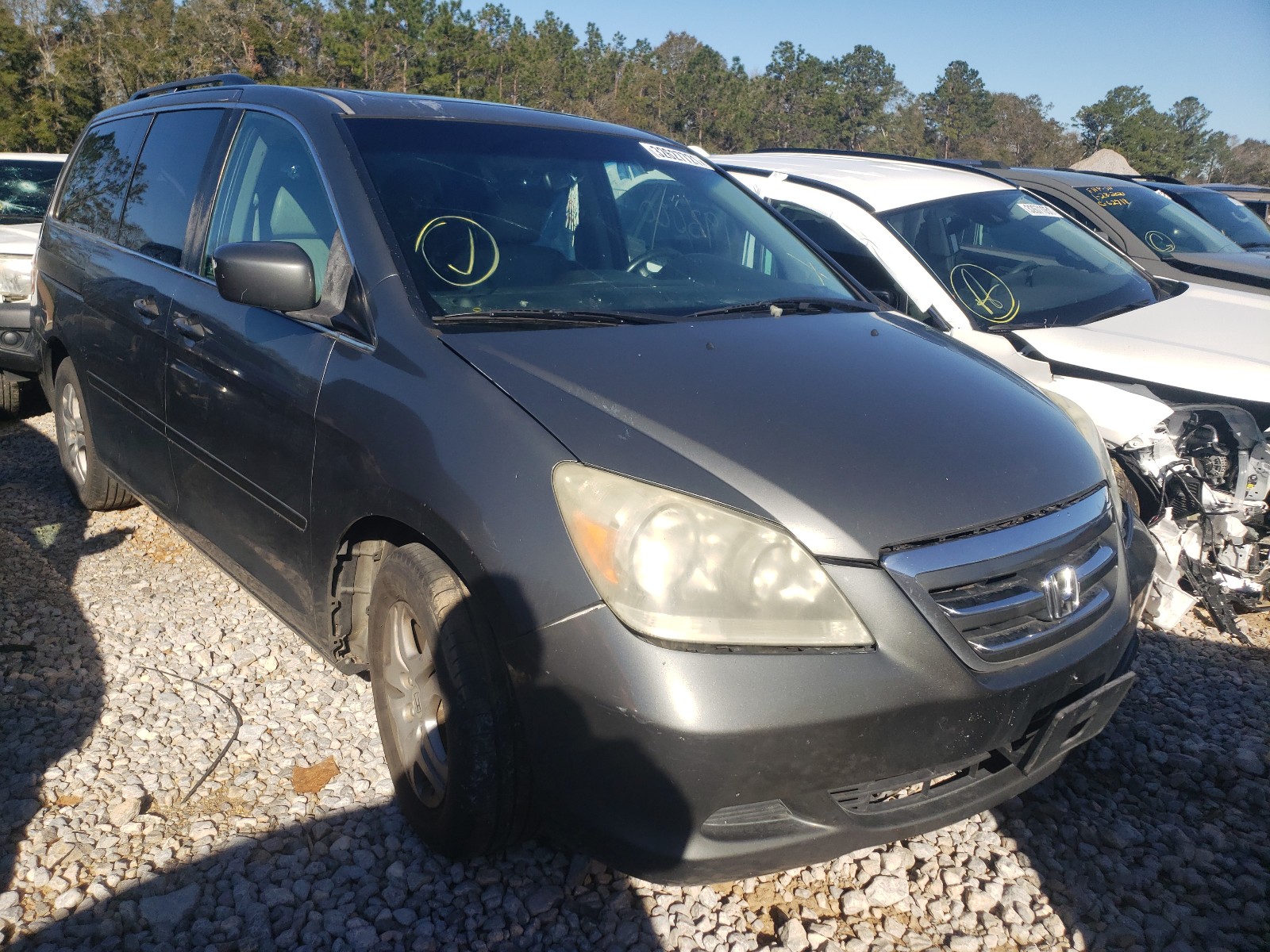 honda odyssey ex 2007 5fnrl38677b435490