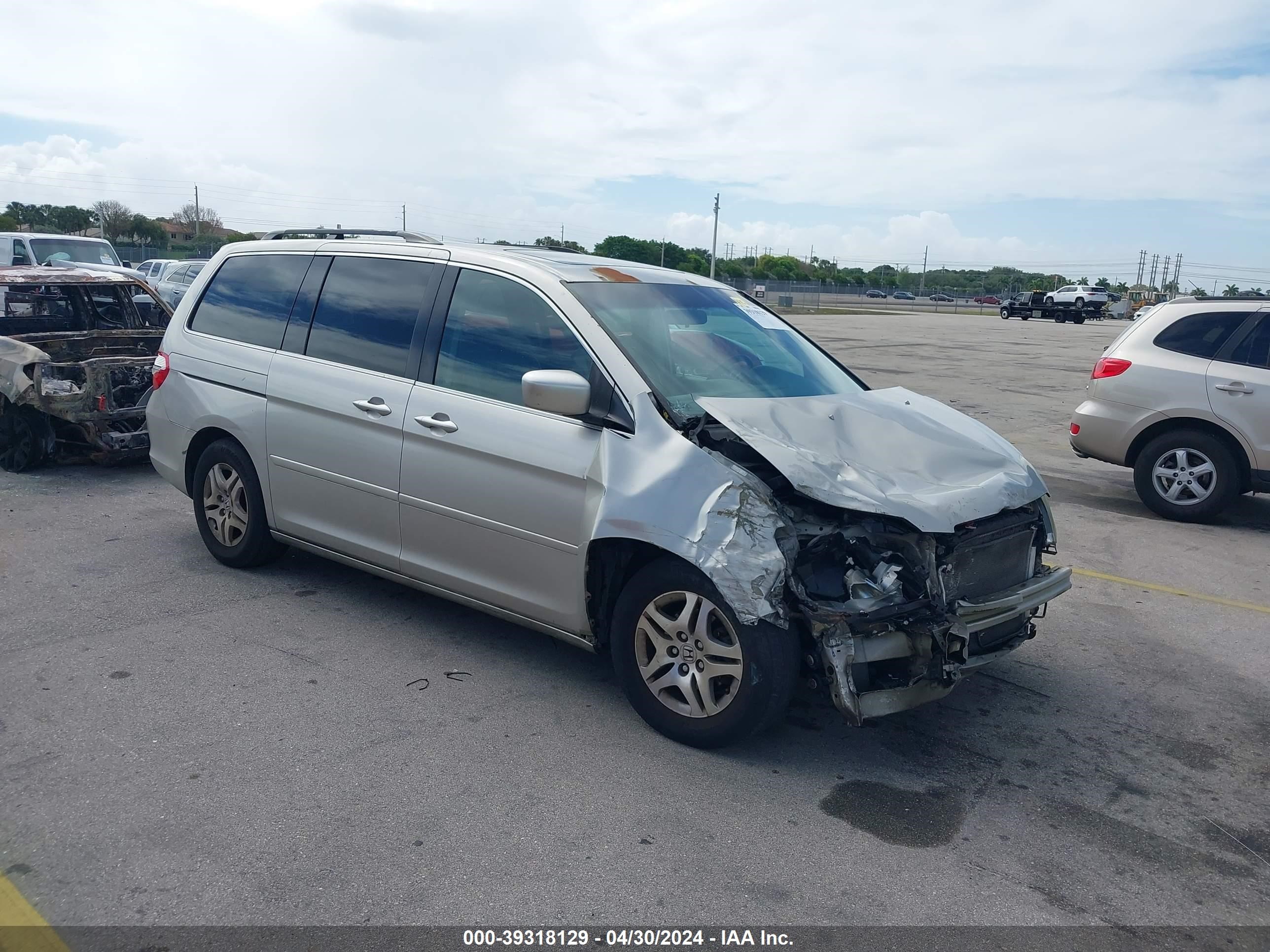 honda odyssey 2005 5fnrl38685b028730