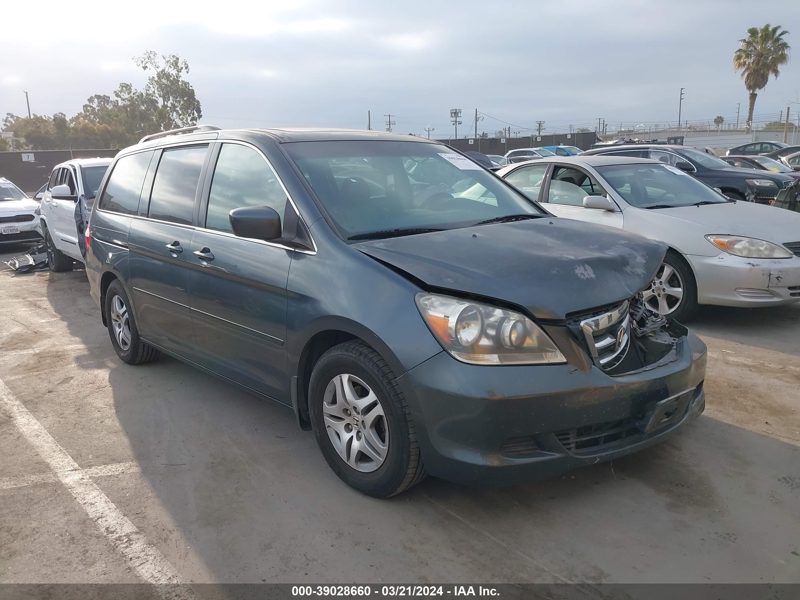 honda odyssey 2006 5fnrl38696b436235