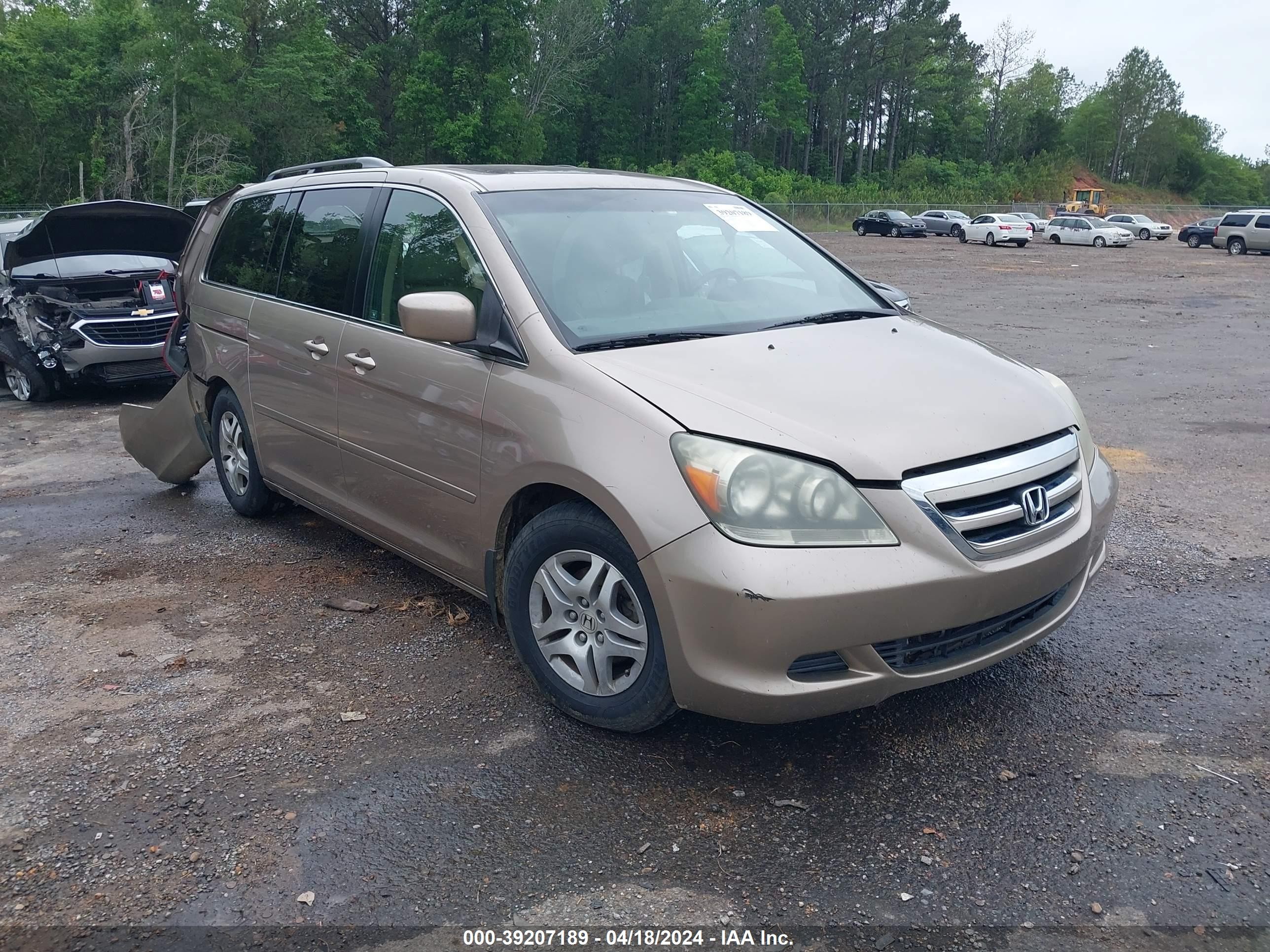 honda odyssey 2007 5fnrl386x7b429375