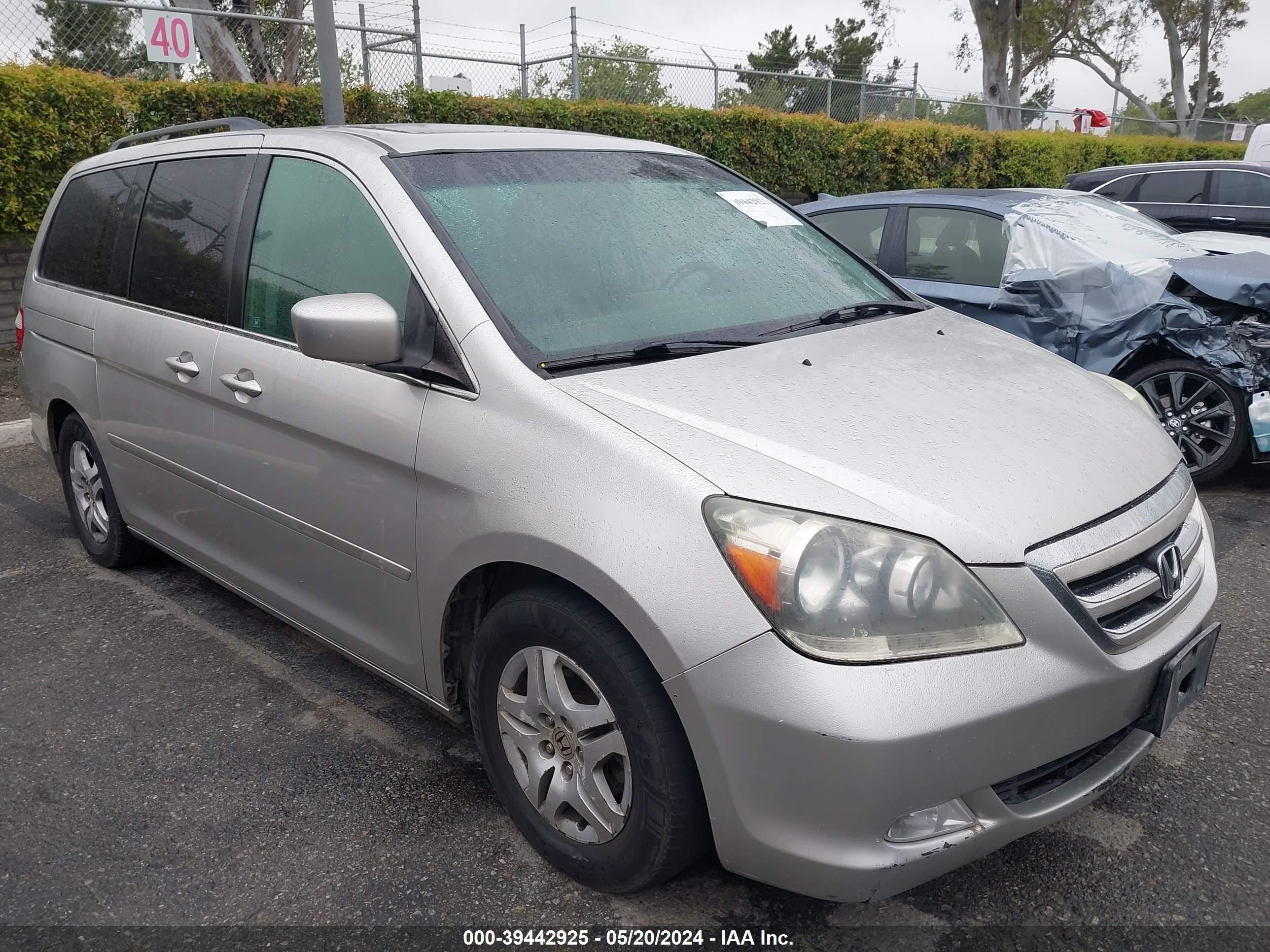 honda odyssey 2007 5fnrl386x7b438514