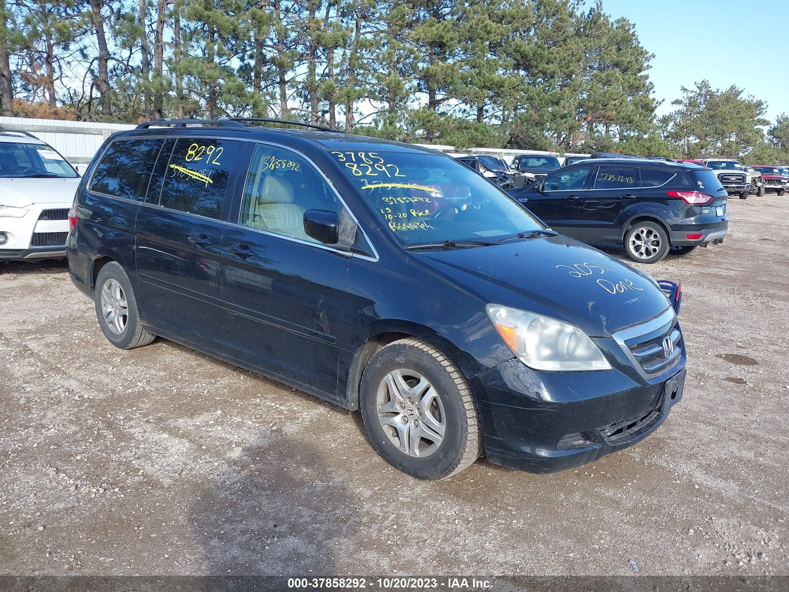 honda odyssey 2007 5fnrl38707b132964