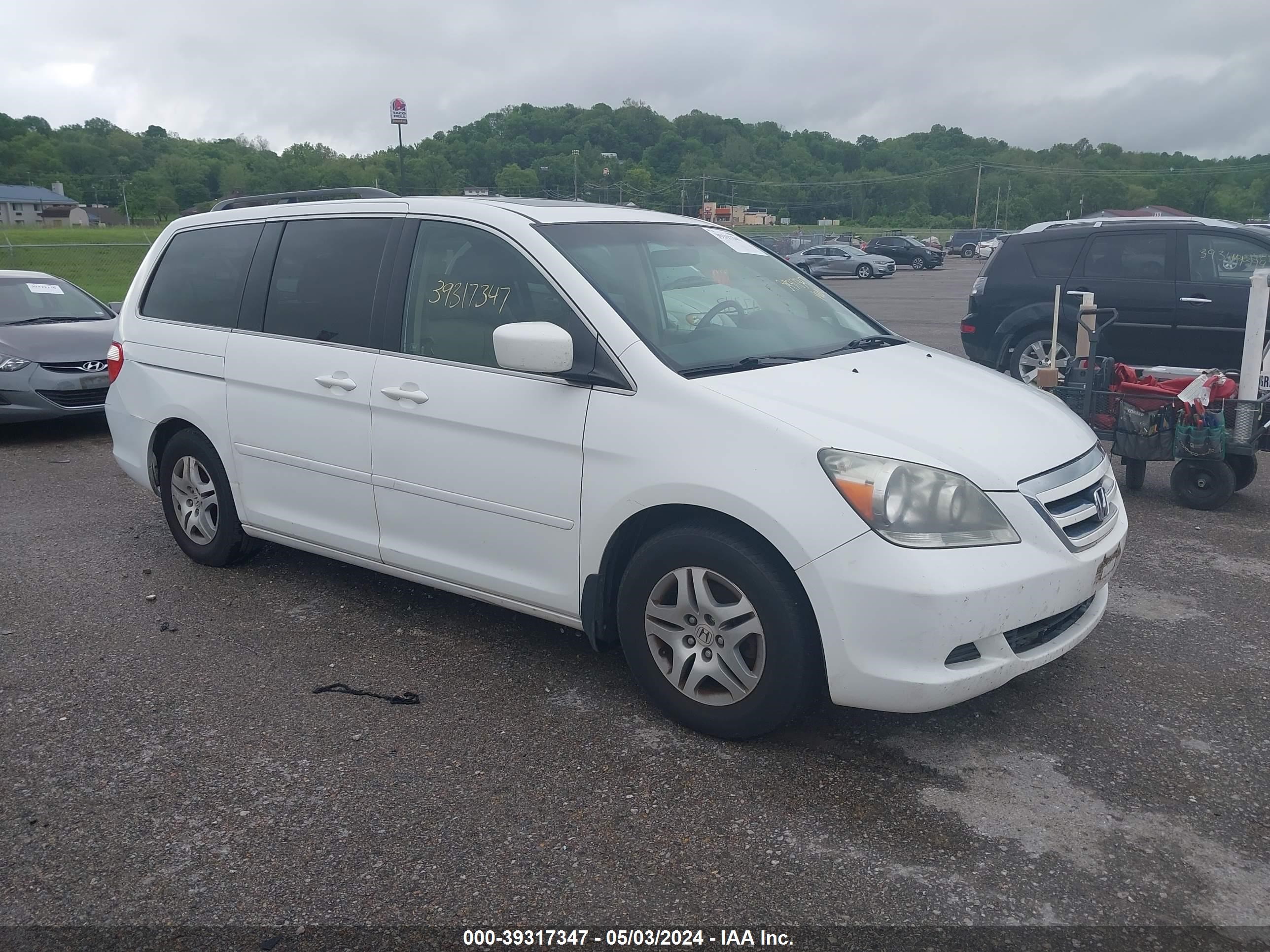 honda odyssey 2007 5fnrl38707b402341