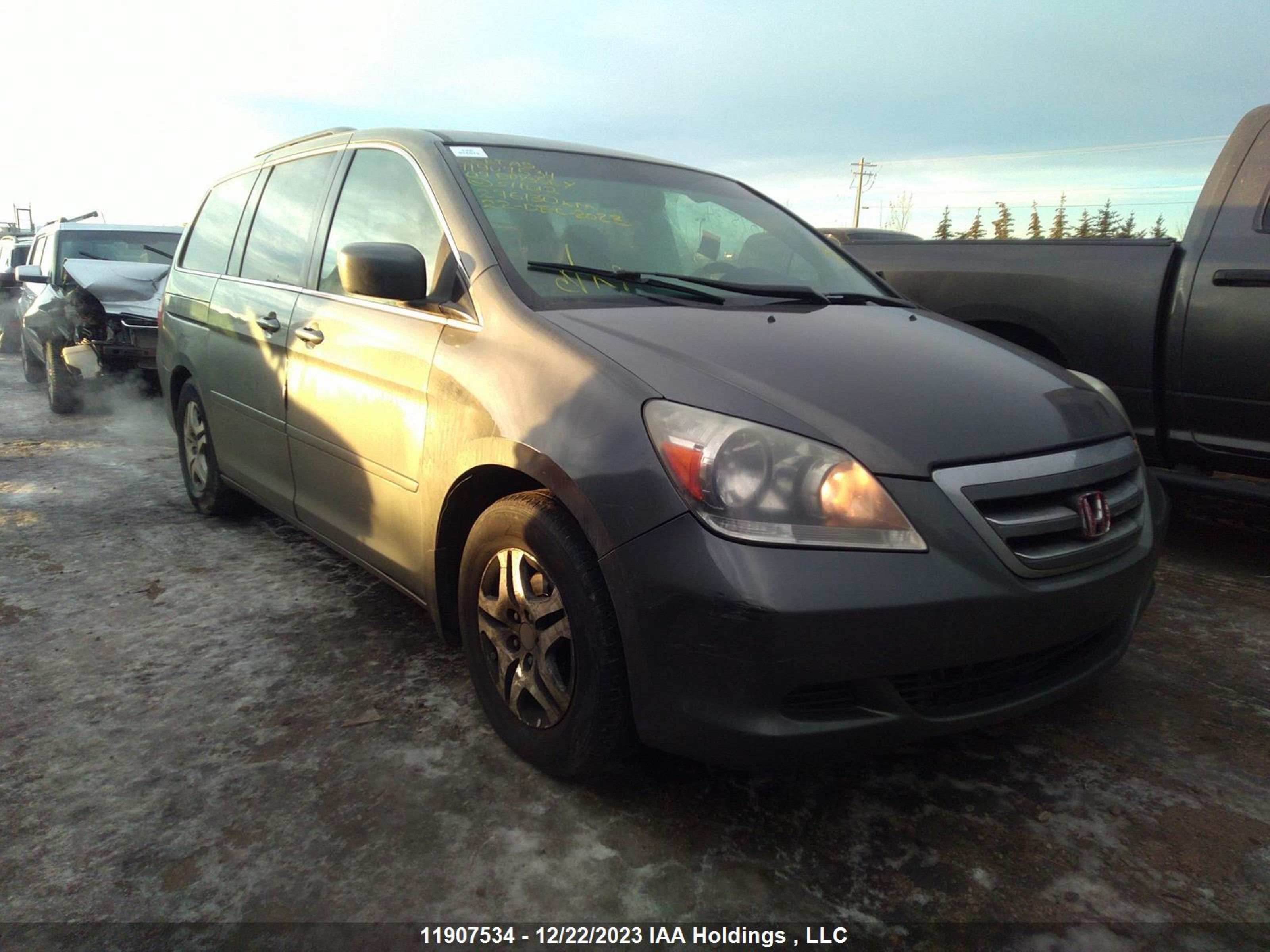 honda odyssey 2007 5fnrl38707b511012