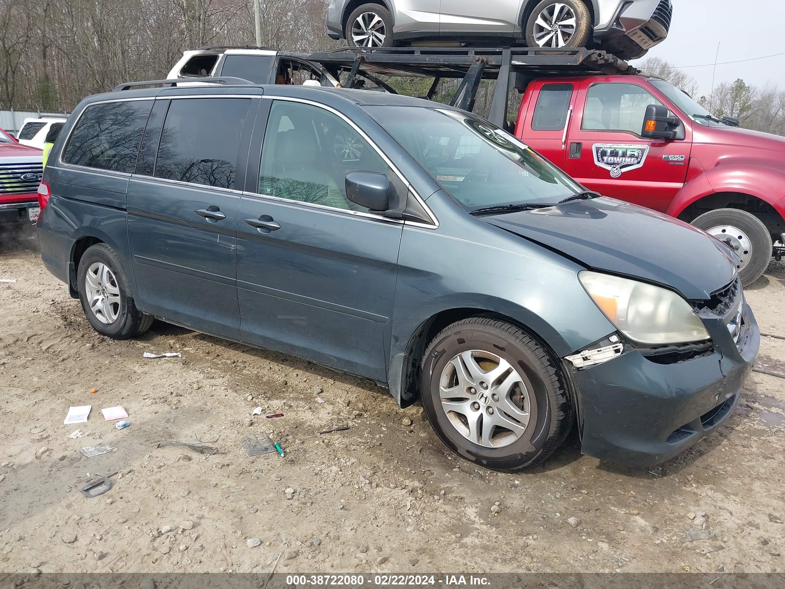 honda odyssey 2005 5fnrl38715b135370