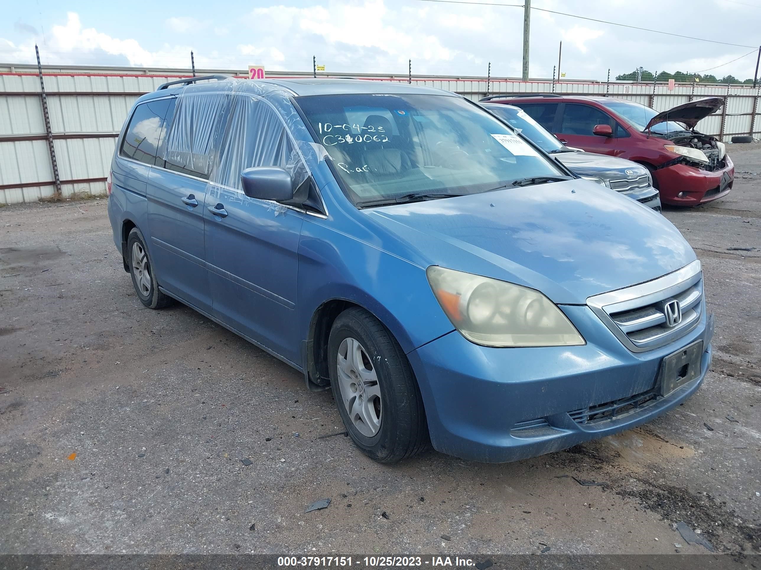 honda odyssey 2006 5fnrl38726b038101