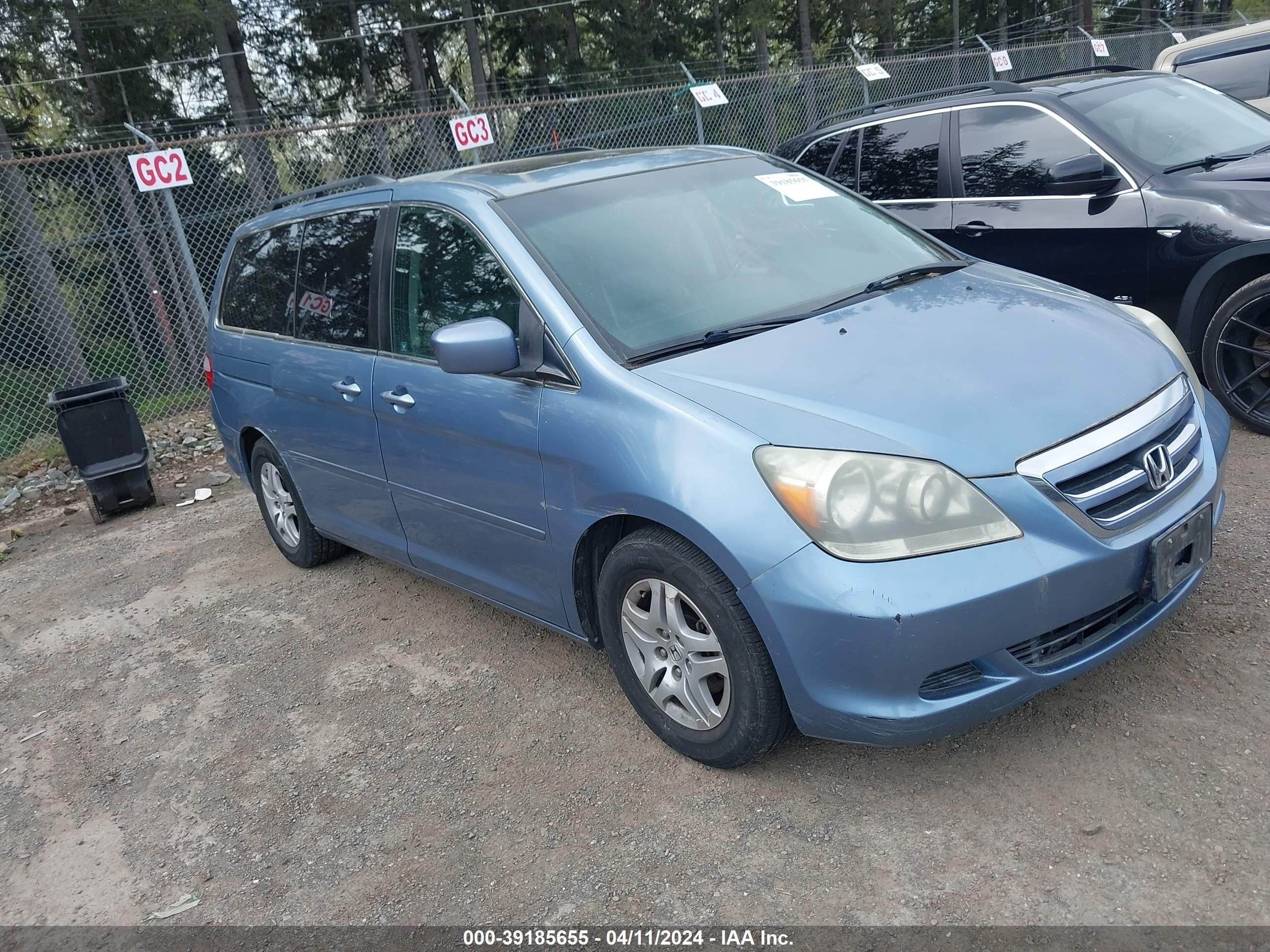 honda odyssey 2007 5fnrl38727b075652