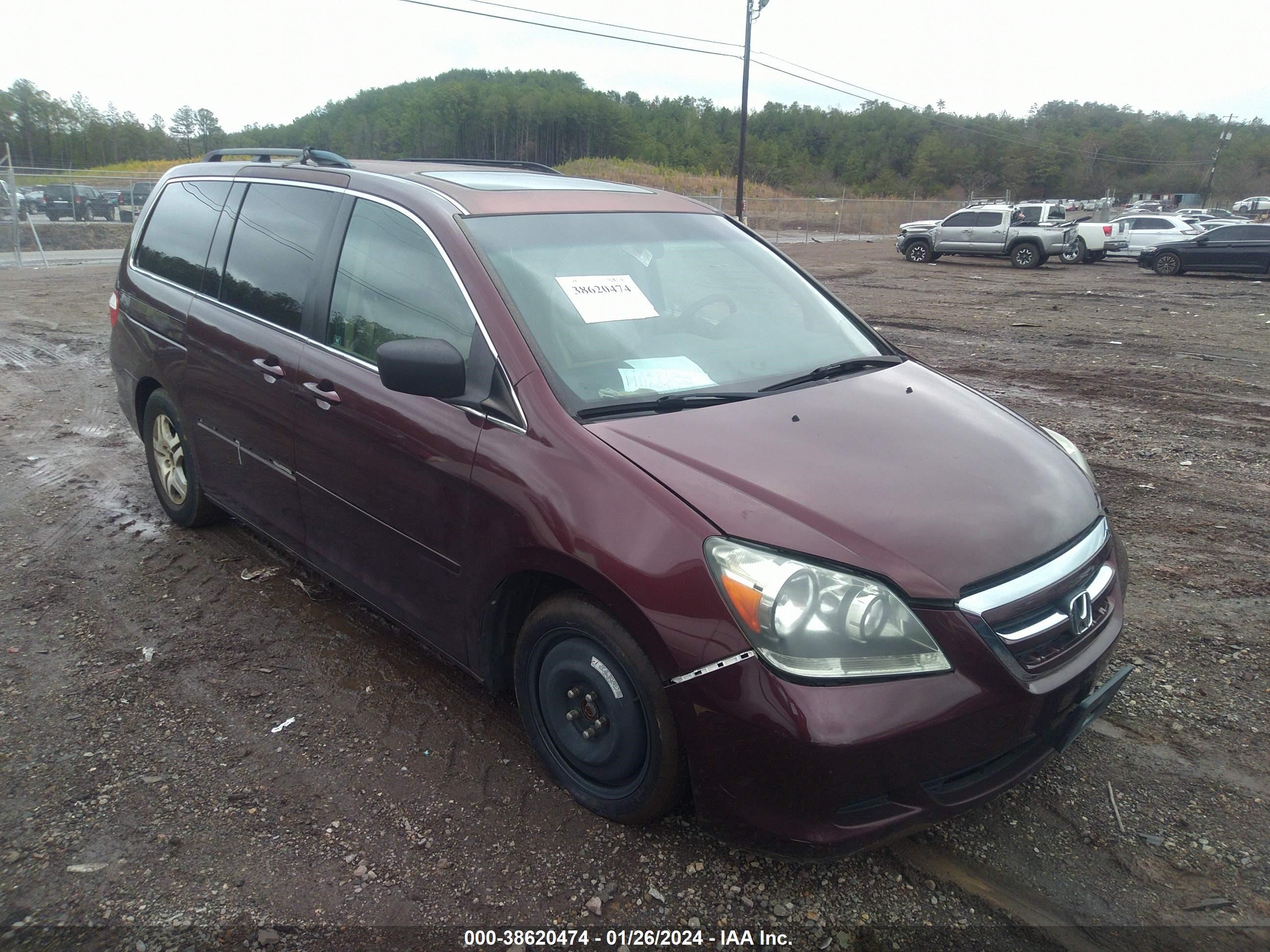 honda odyssey 2007 5fnrl38727b457597