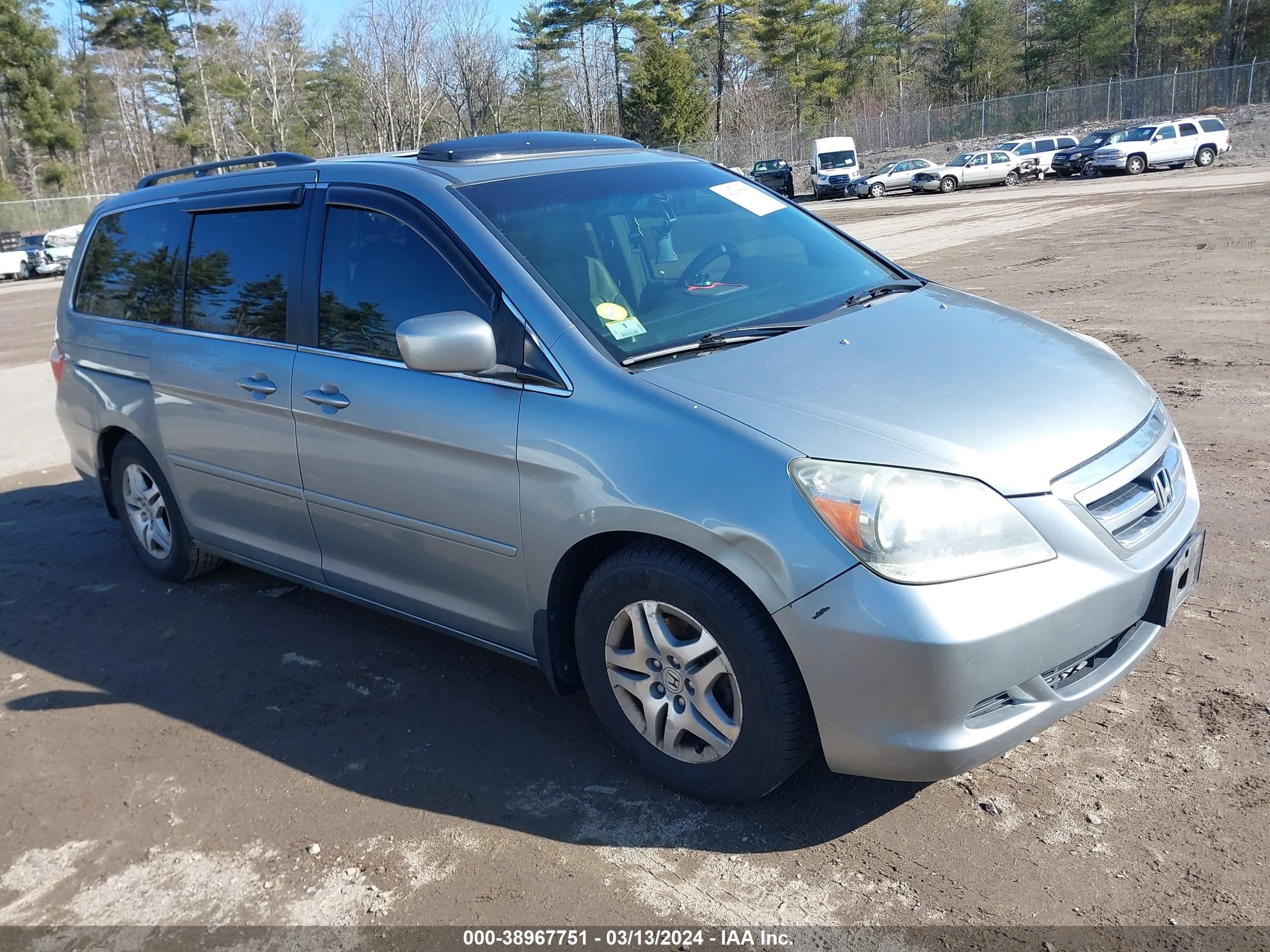 honda odyssey 2006 5fnrl38736b086593