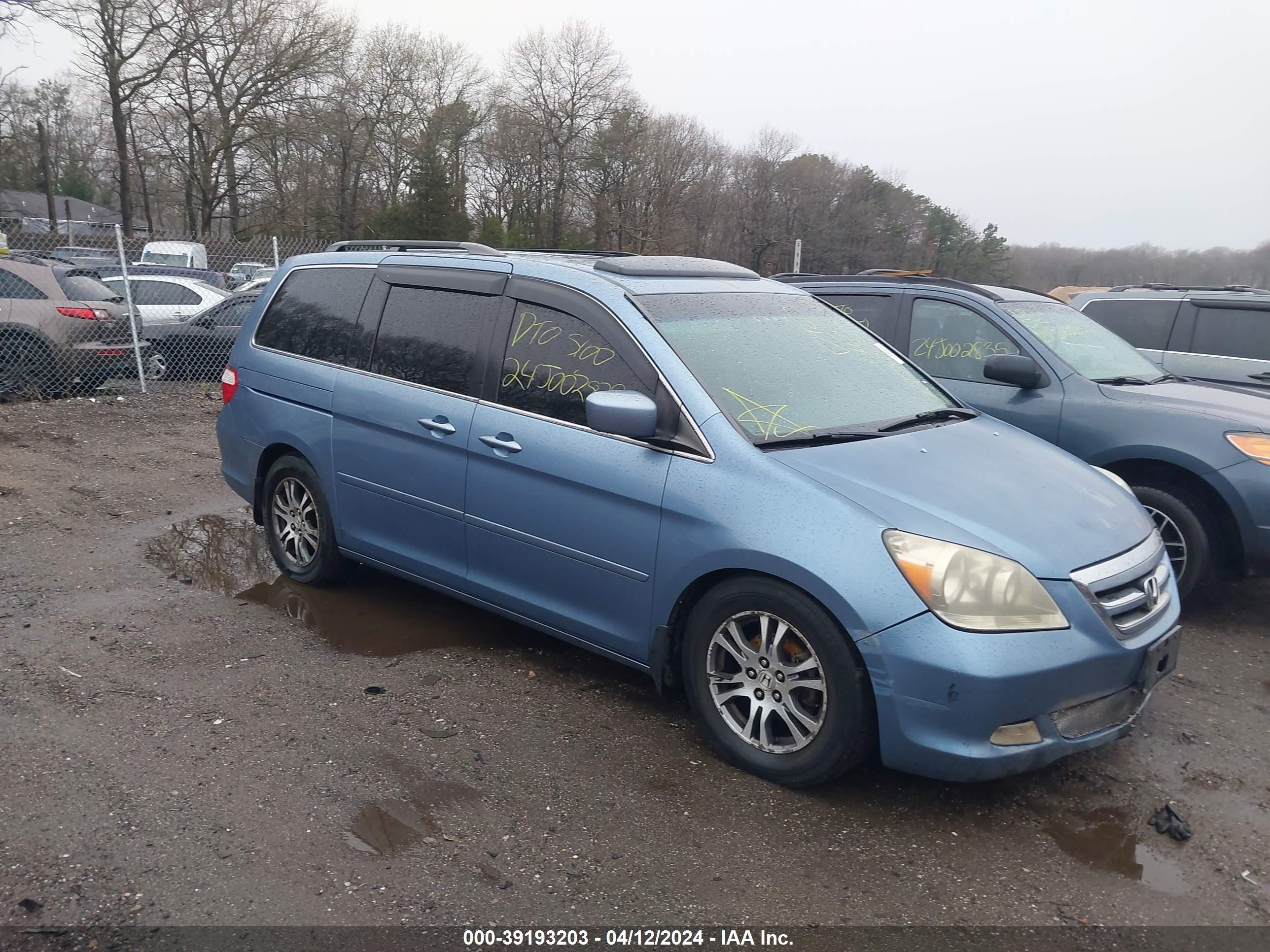 honda odyssey 2006 5fnrl38746b075196