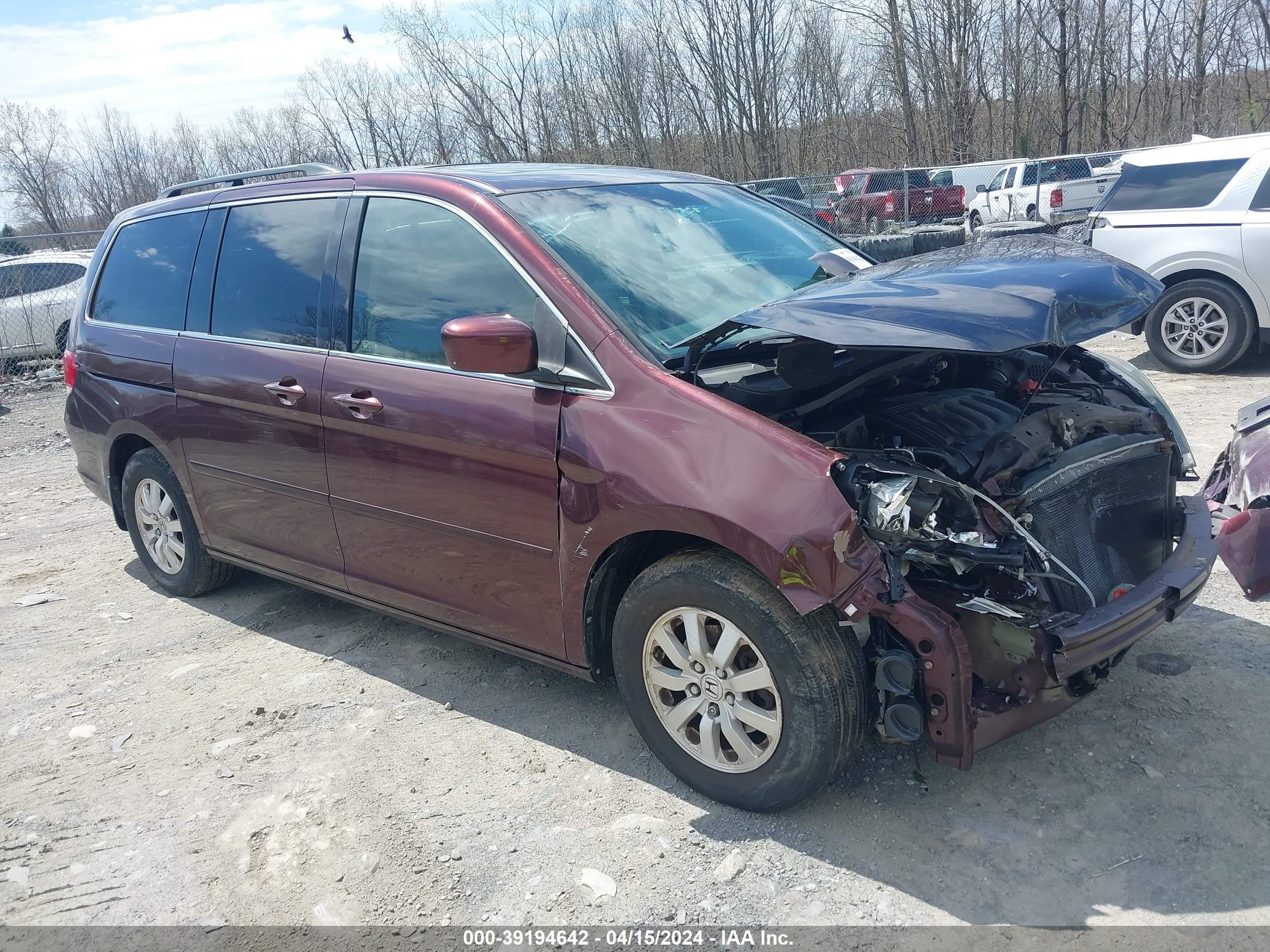 honda odyssey 2008 5fnrl38758b077493