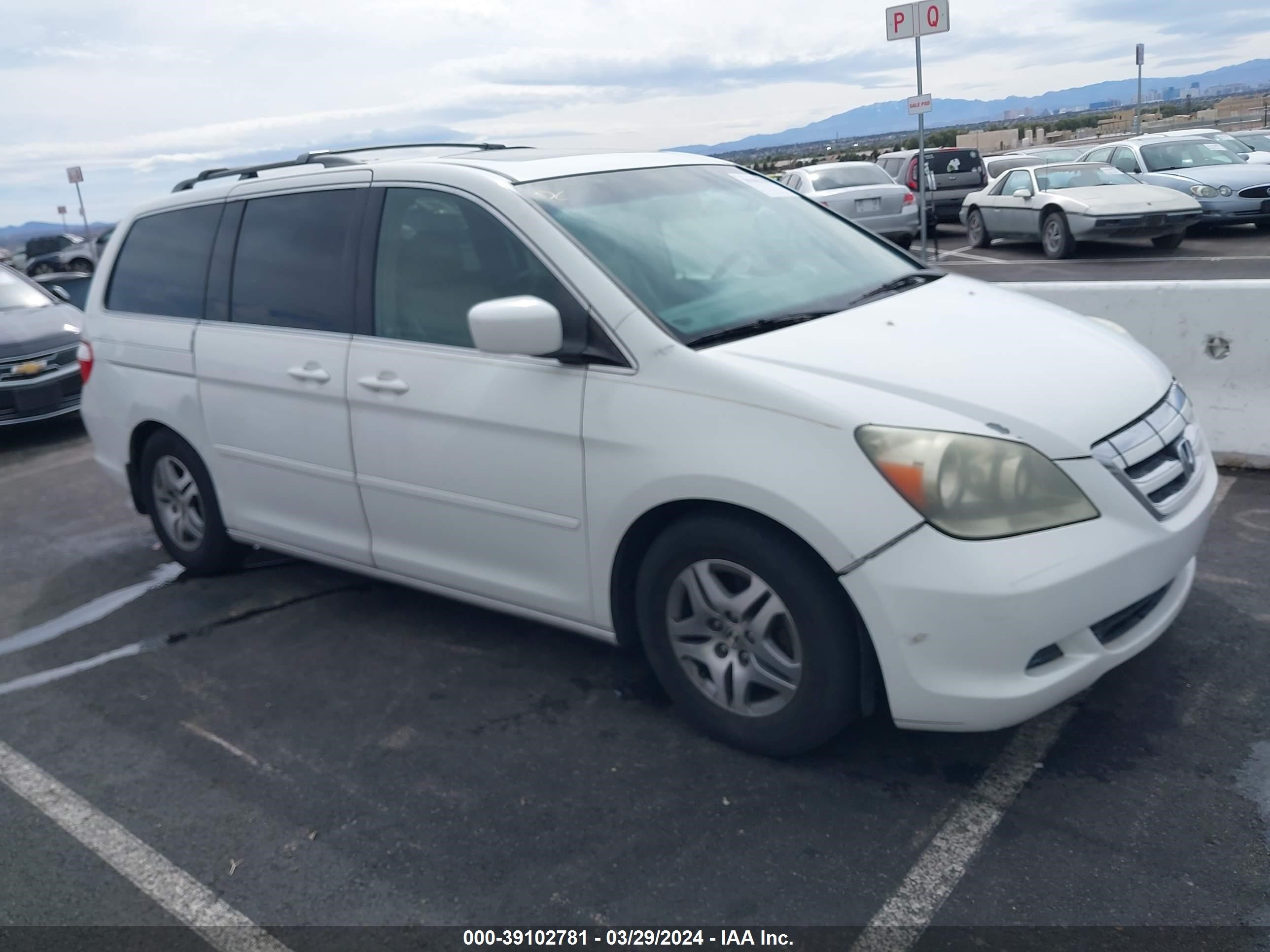 honda odyssey 2005 5fnrl38765b057166