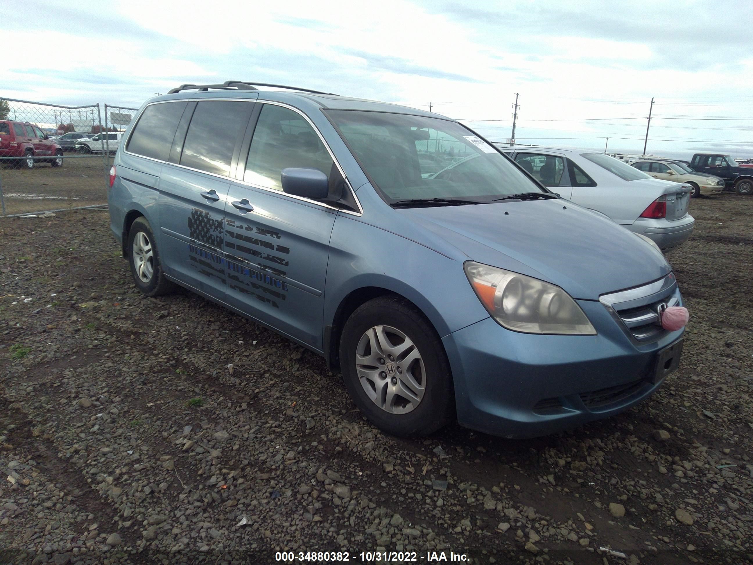 honda odyssey 2007 5fnrl38797b140285