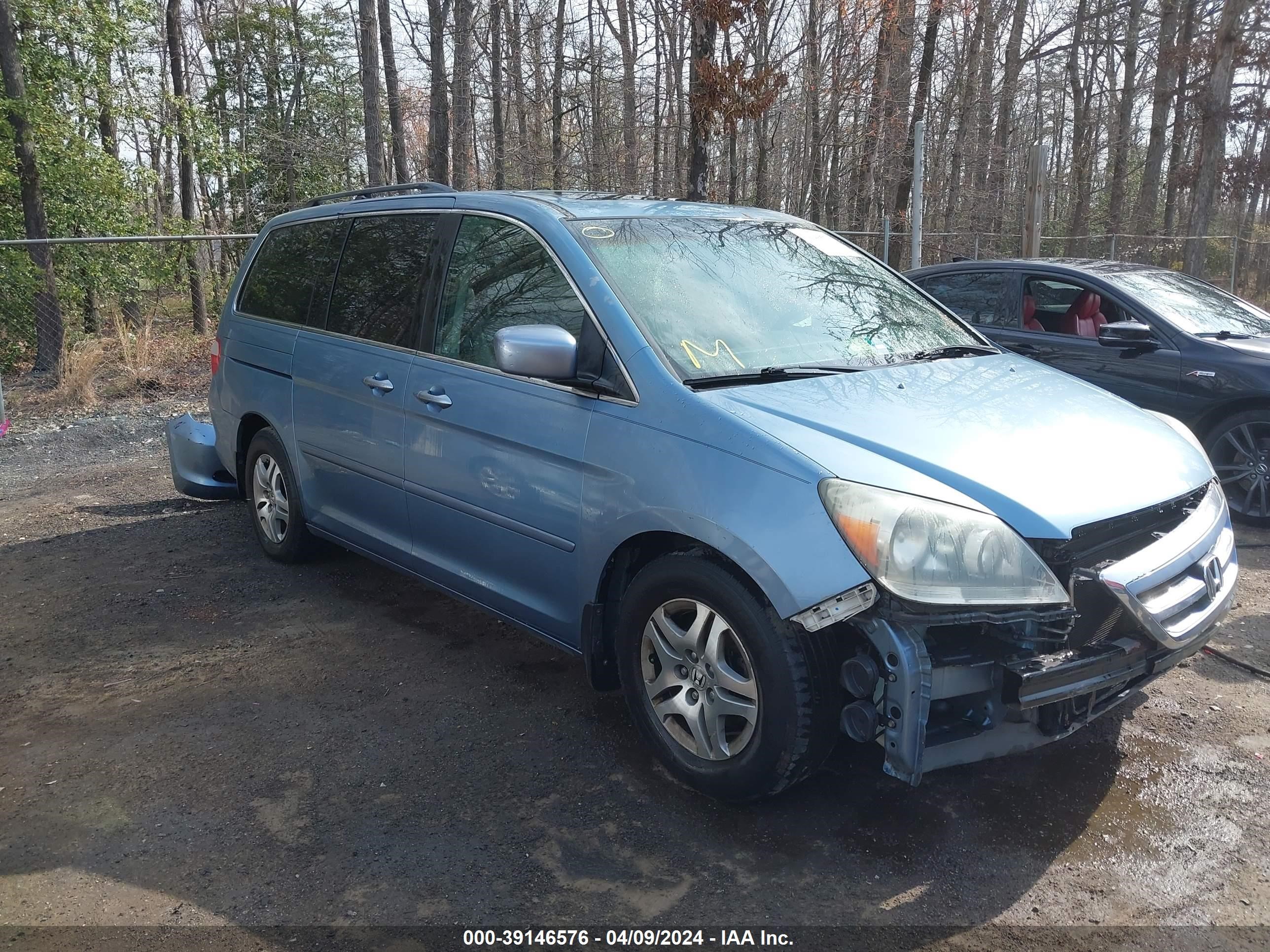 honda odyssey 2005 5fnrl387x5b100343