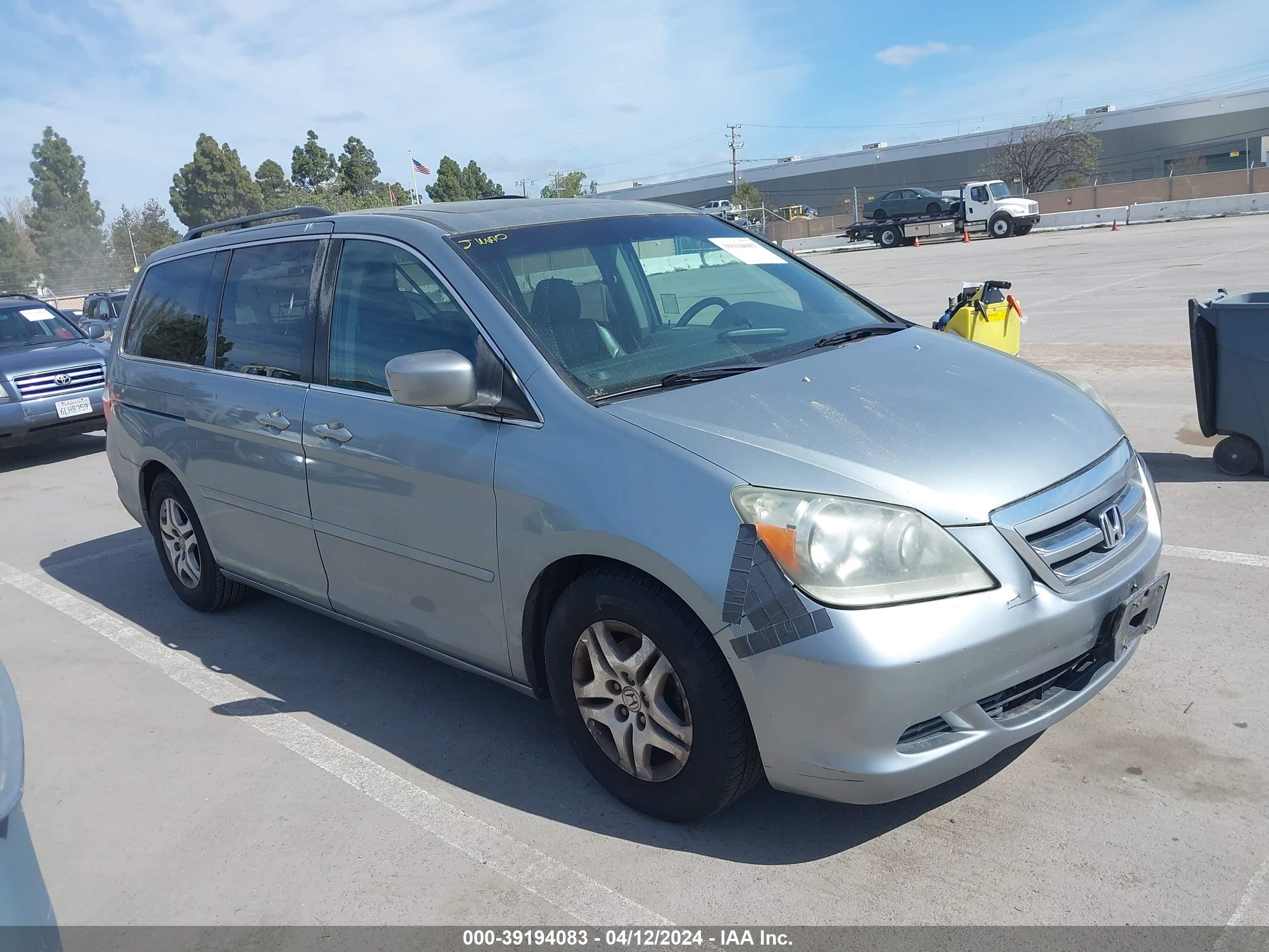 honda odyssey 2006 5fnrl387x6b088437