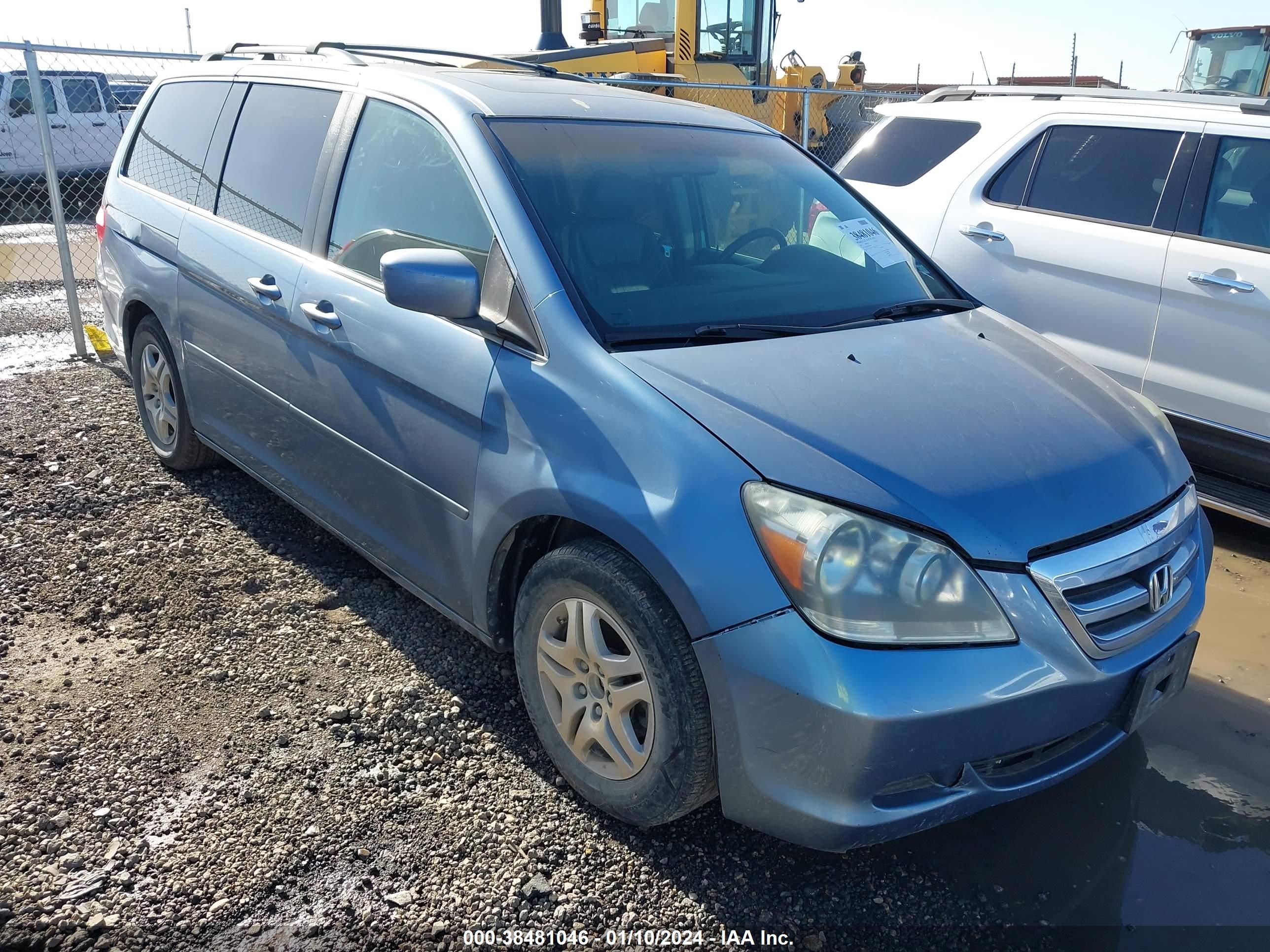 honda odyssey 2007 5fnrl387x7b105464