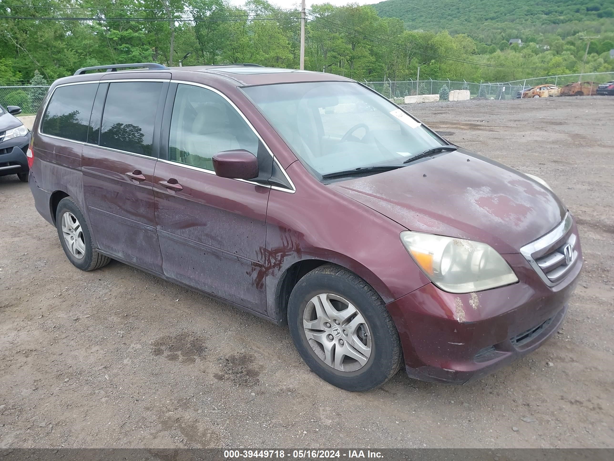 honda odyssey 2007 5fnrl387x7b460991